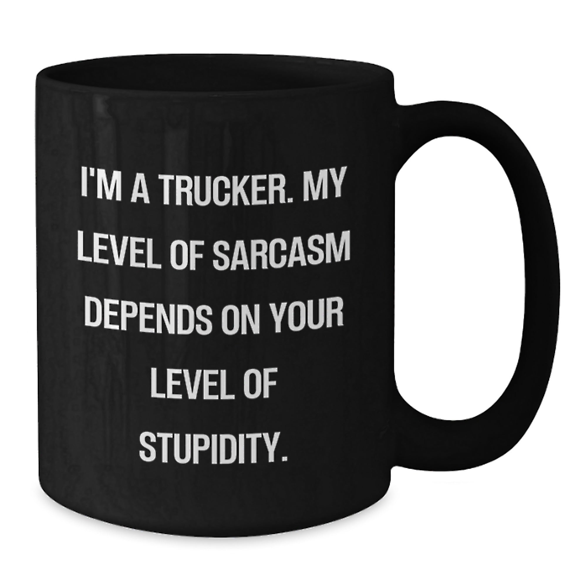 Trucker Humor Funny Sarcasm Gifts from Men to Trucker Friends and Christmas Unique Mugs - Additional