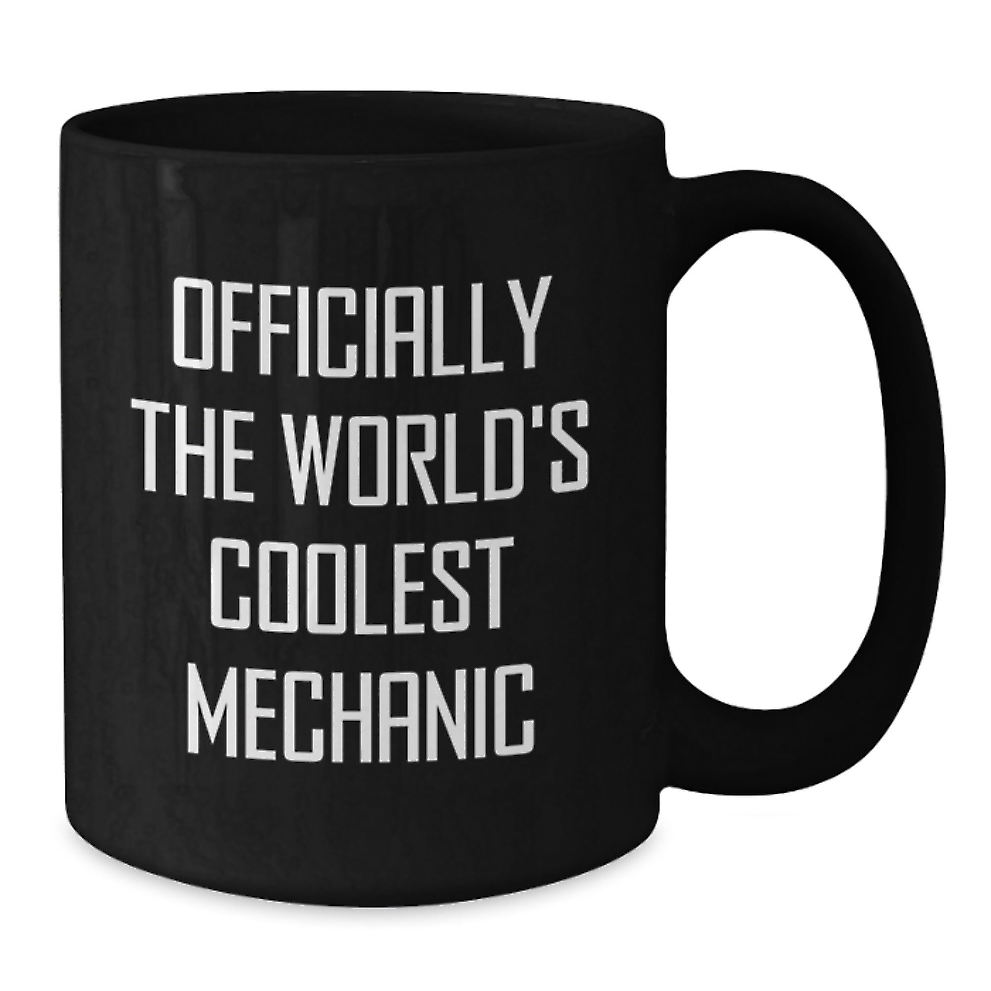 Funny Mechanic Gifts from Men to Friends, Black Coffee Mug for Mechanic Enthusiasts, Officially The World's Coolest Mechanic Christmas Unique Gift - Additional