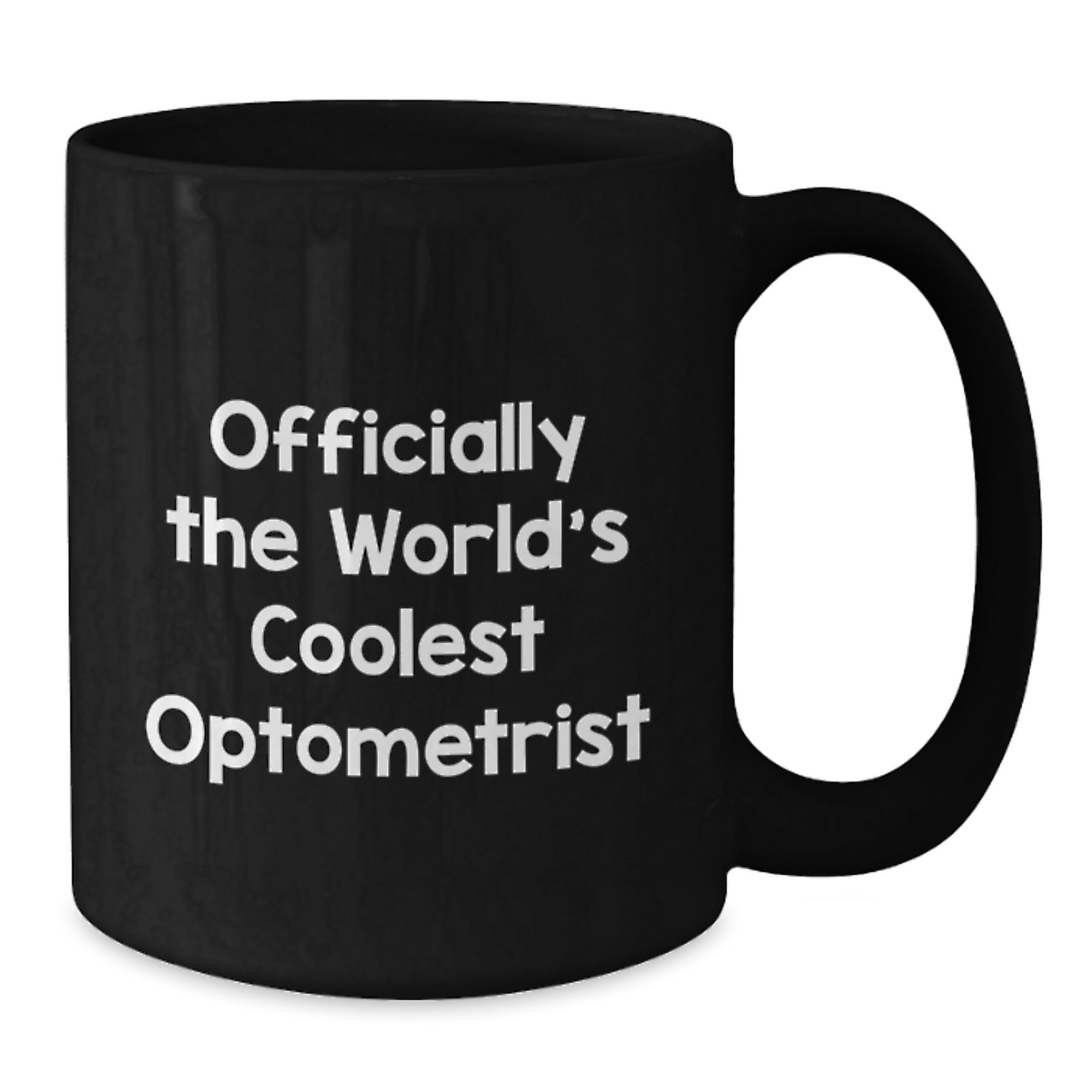 Optometrist Gifts, Funny Quote, Black Coffee Mug, Birthday Unique Gifts from Friends to Optometrist - Additional