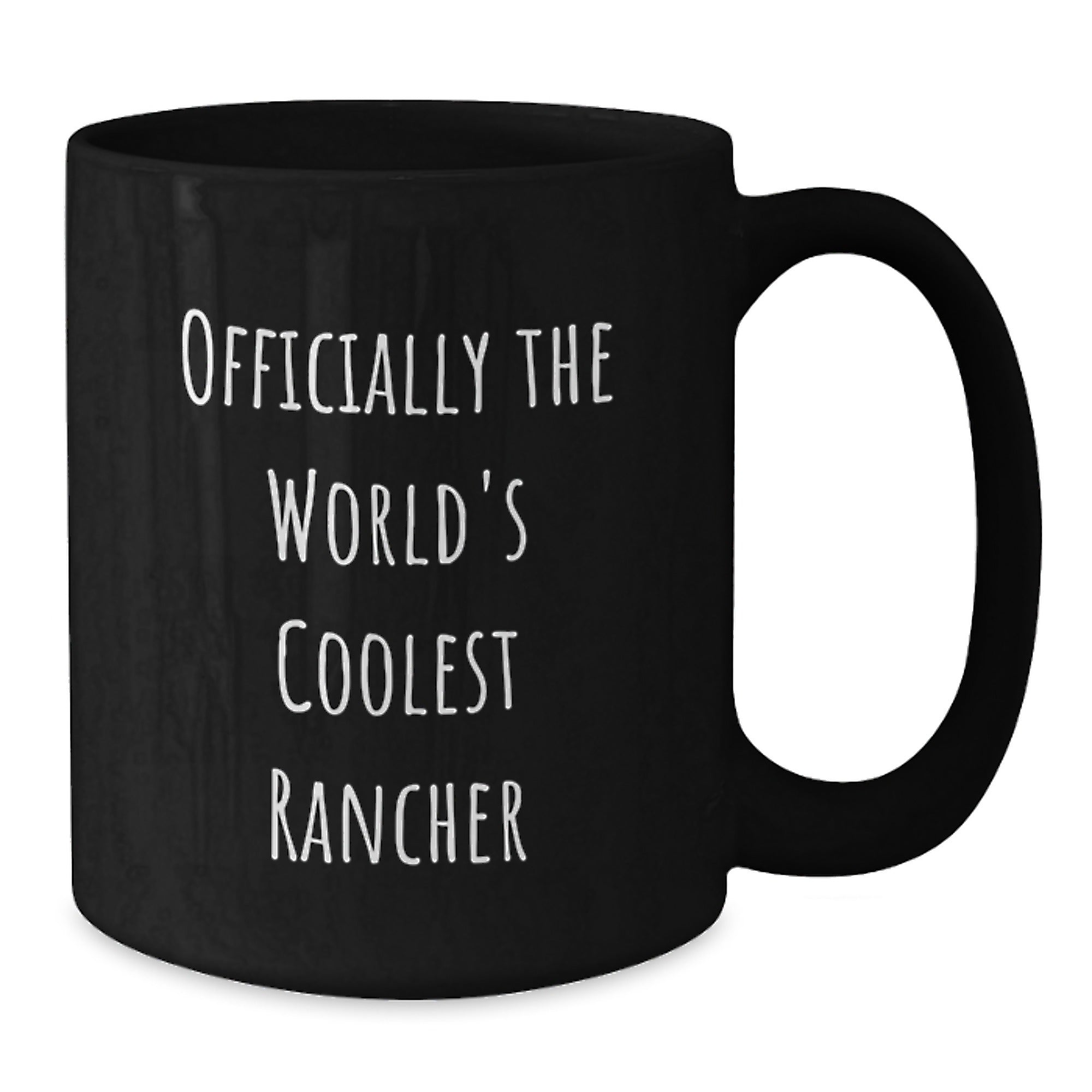 Rancher's World's Coolest Coffee Mug, Gifts from Friends for Rancher's Birthday, 'Officially The World's Coolest Rancher' - Additional