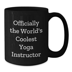 Gifts from Friends to Yoga Instructor, World's Coolest Quote, Funny Christmas Unique Gifts - Additional