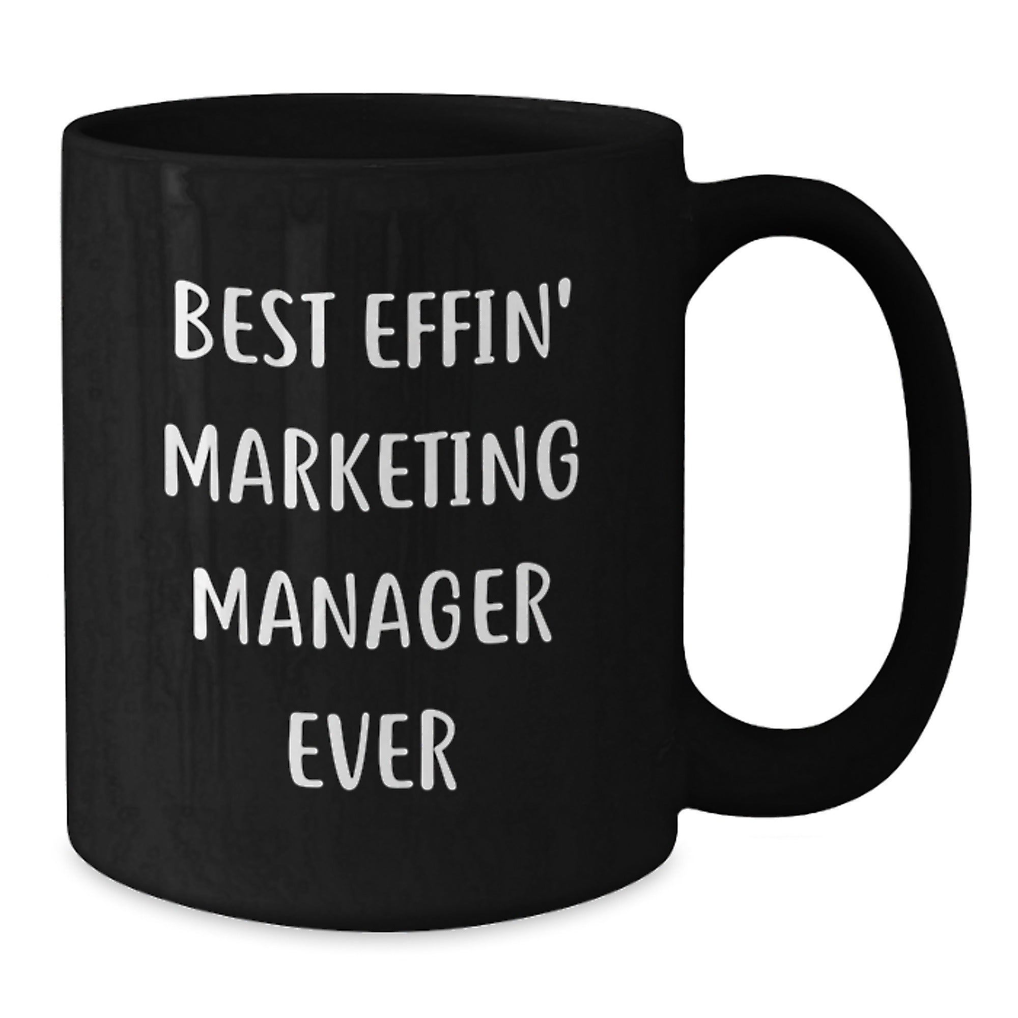 Funny Marketing Manager Gifts from Friends, Unique Black Coffee Mug for Marketing Manager, Graduation Unique Gifts - Additional