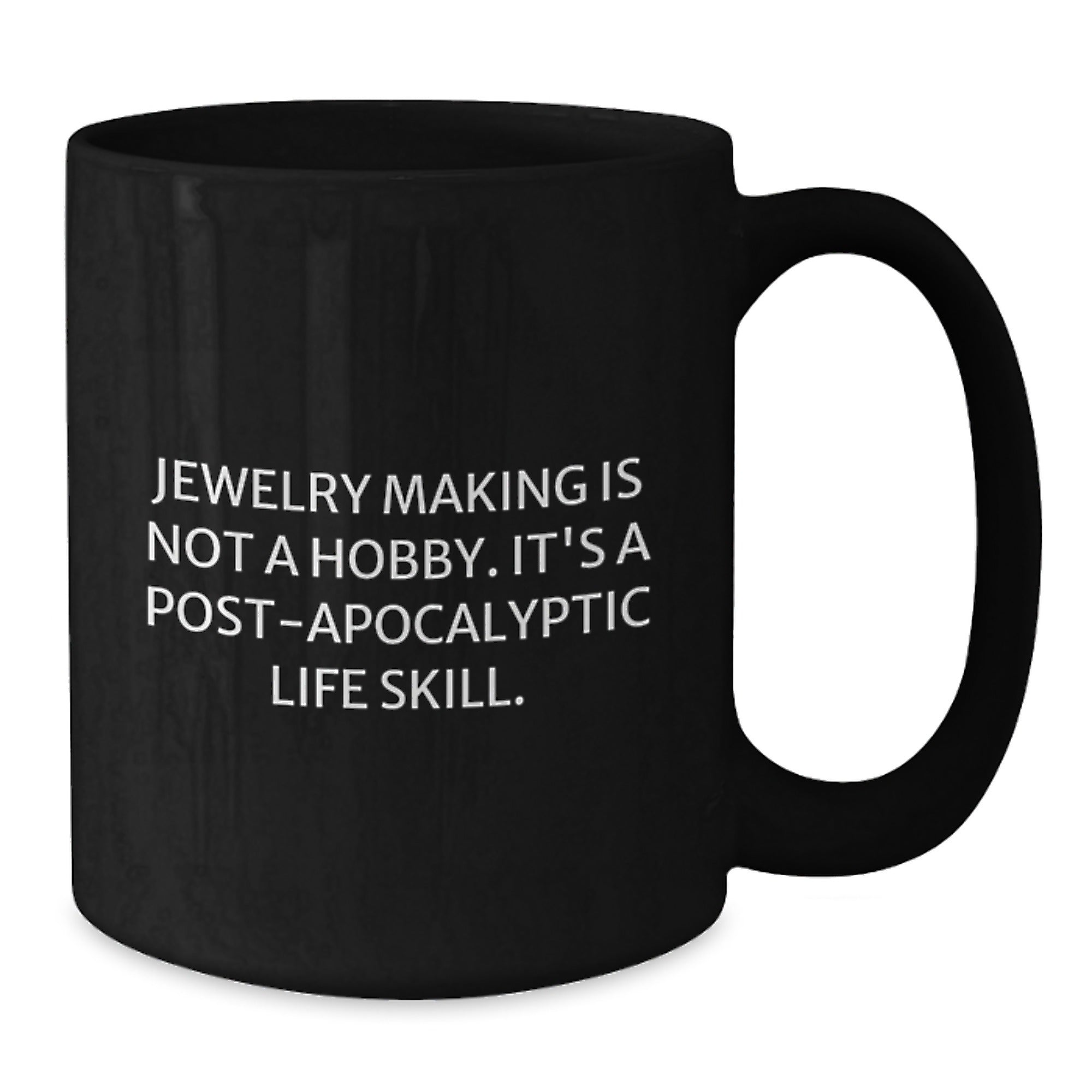 Funny Jewelry Making Gifts for Women - Jewelry Making Is Not A Hobby Mug, Perfect Black Coffee Mug for Jewelry Enthusiasts, Unique Christmas Unique Gifts from Friends - Additional