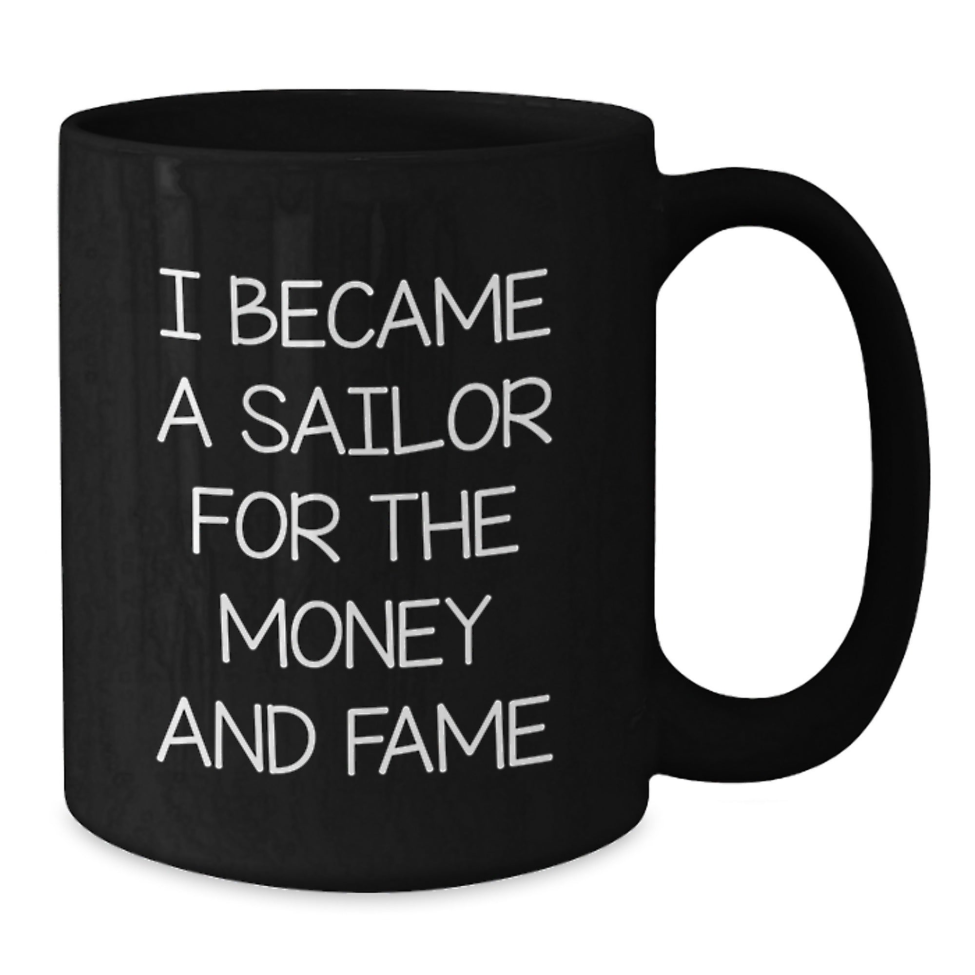 Sailor Gifts Funny Black Coffee Mugs for Men from Friends, Perfect Unique Graduation Gifts for Sailor Enthusiasts - Additional