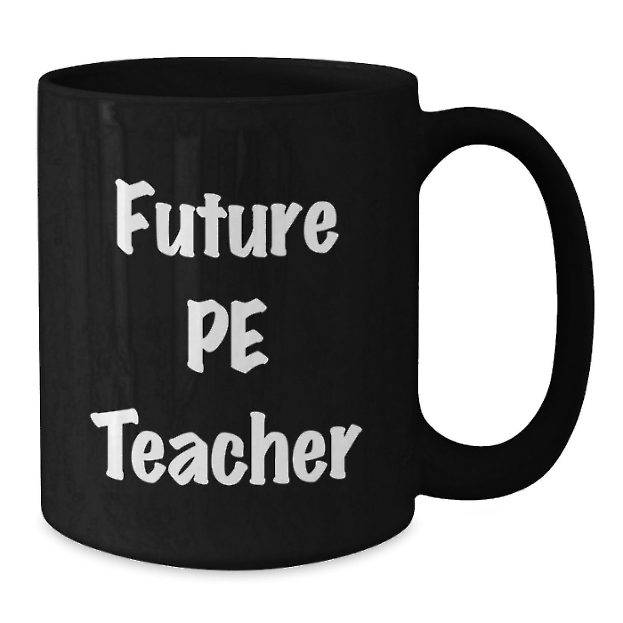 Funny PE Teacher Gifts for Men, PE Teacher Black Coffee Mug, Christmas Unique Gifts from Friends, Inspirational Quote 'I'm not lazy, I'm just conserving energy' - Additional