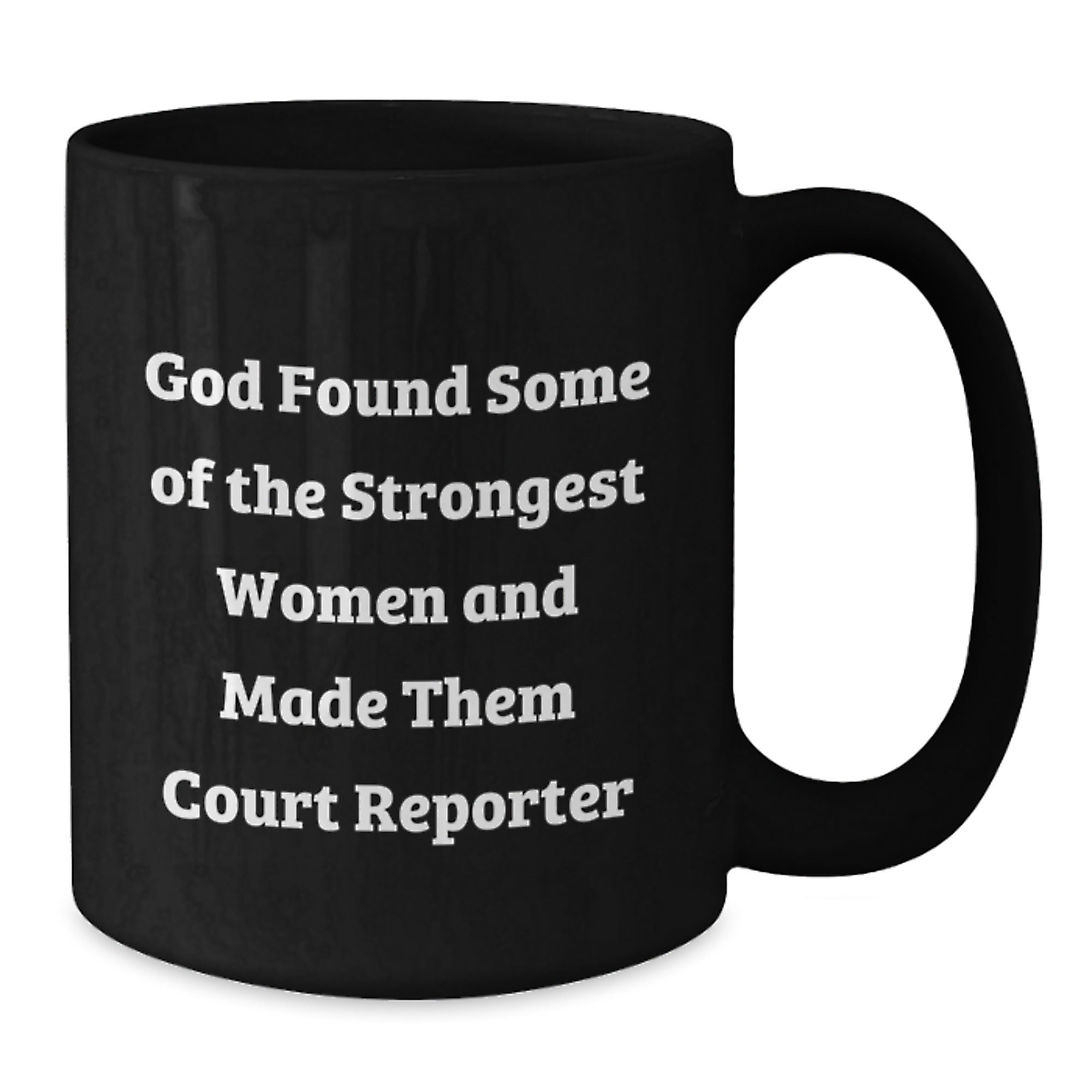 Funny Court Reporter Gifts from Women to Court Reporter Friends - Inspirational Black Coffee Mug for Graduation - Additional
