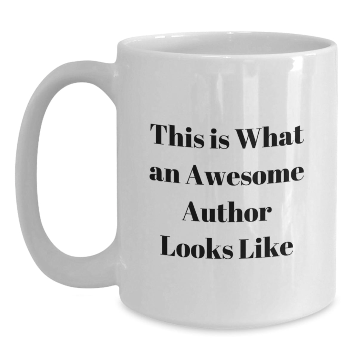 Funny Author Gifts, This Is What An Awesome Author Looks Like, White Coffee Mug for Author Fan Gifts from Men Women Friends Family - Main