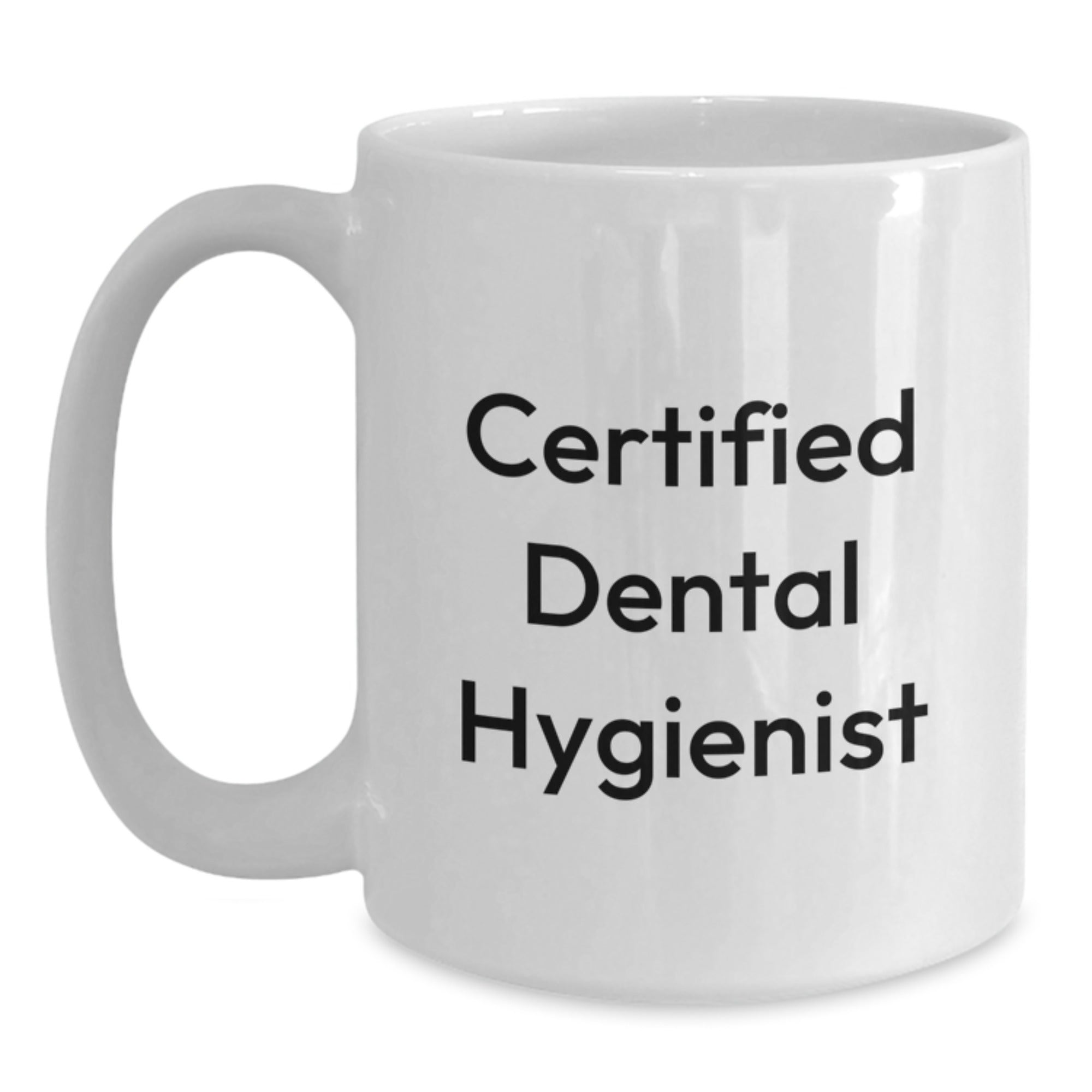 Funny Certified Dental Hygienist Gifts from Friends for Birthday Unique White Coffee Mug, 'It's Not Just a Job, It's a Passion' | Dental Hygienist Gifts for Men or Women - Main