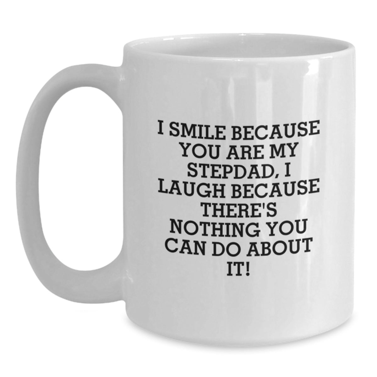 Funny Stepdad White Coffee Mugs Gifts for Men from Family Christmas Unique Ideas - Main