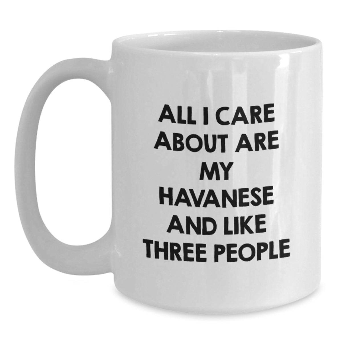 Havanese Dog Lover Funny White Coffee Mug for Men, Unique Valentine's Gifts from Havanese Dog Parents, Havanese Dog Enthusiasts Mug - Main