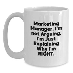 Funny Marketing Manager Gifts from Coworkers for Christmas Unique Presents - Main