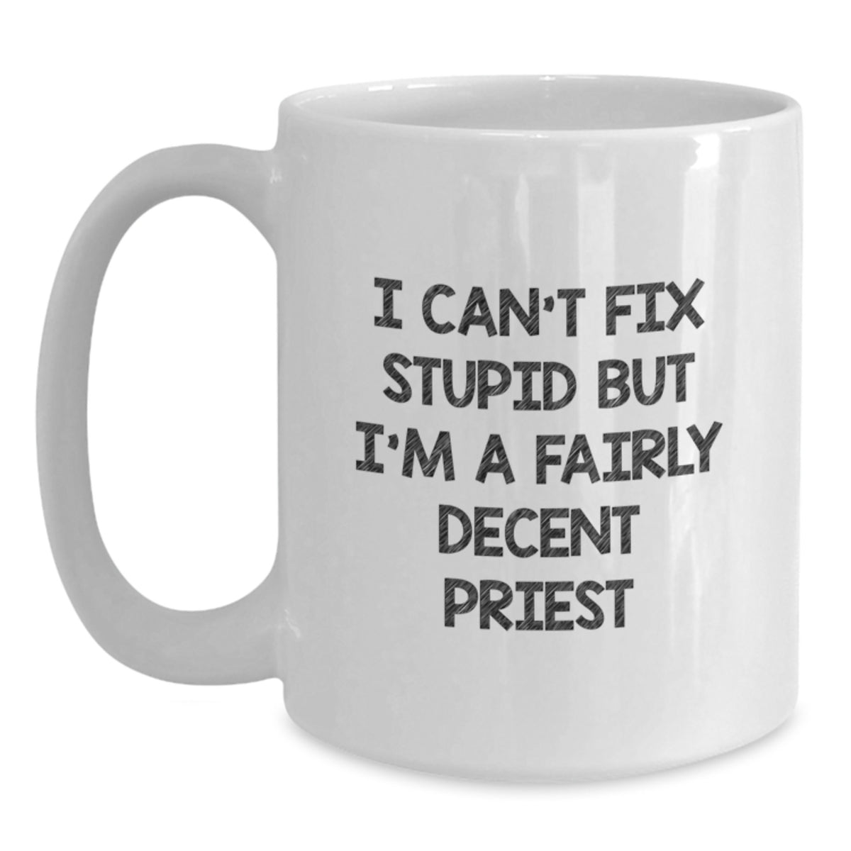 Funny Priest Coffee Mugs Gifts from Family Friends for Men Priest Humor Christmas Unique Gifts - Main