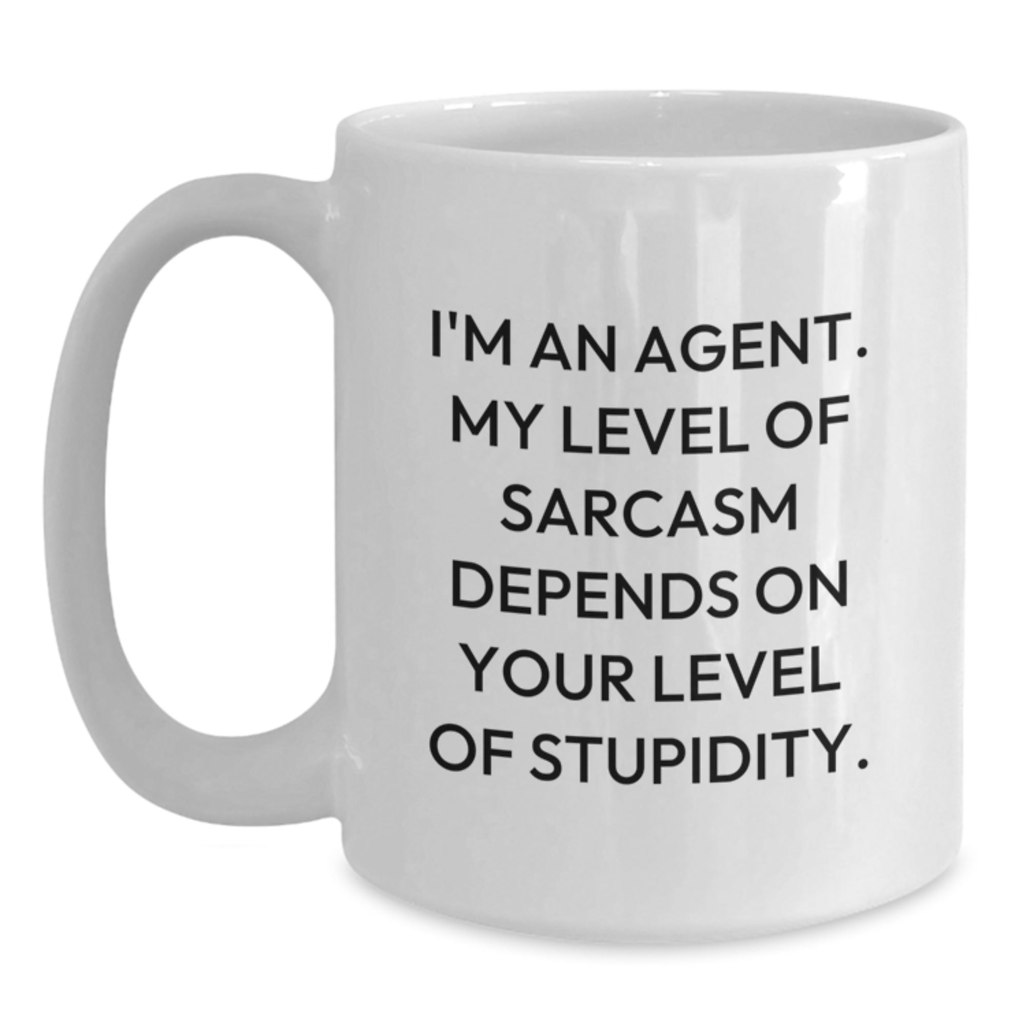 Funny Agent Gifts from Friends - White Coffee Mug for Agent Graduation, 'I'm An Agent...' - Main