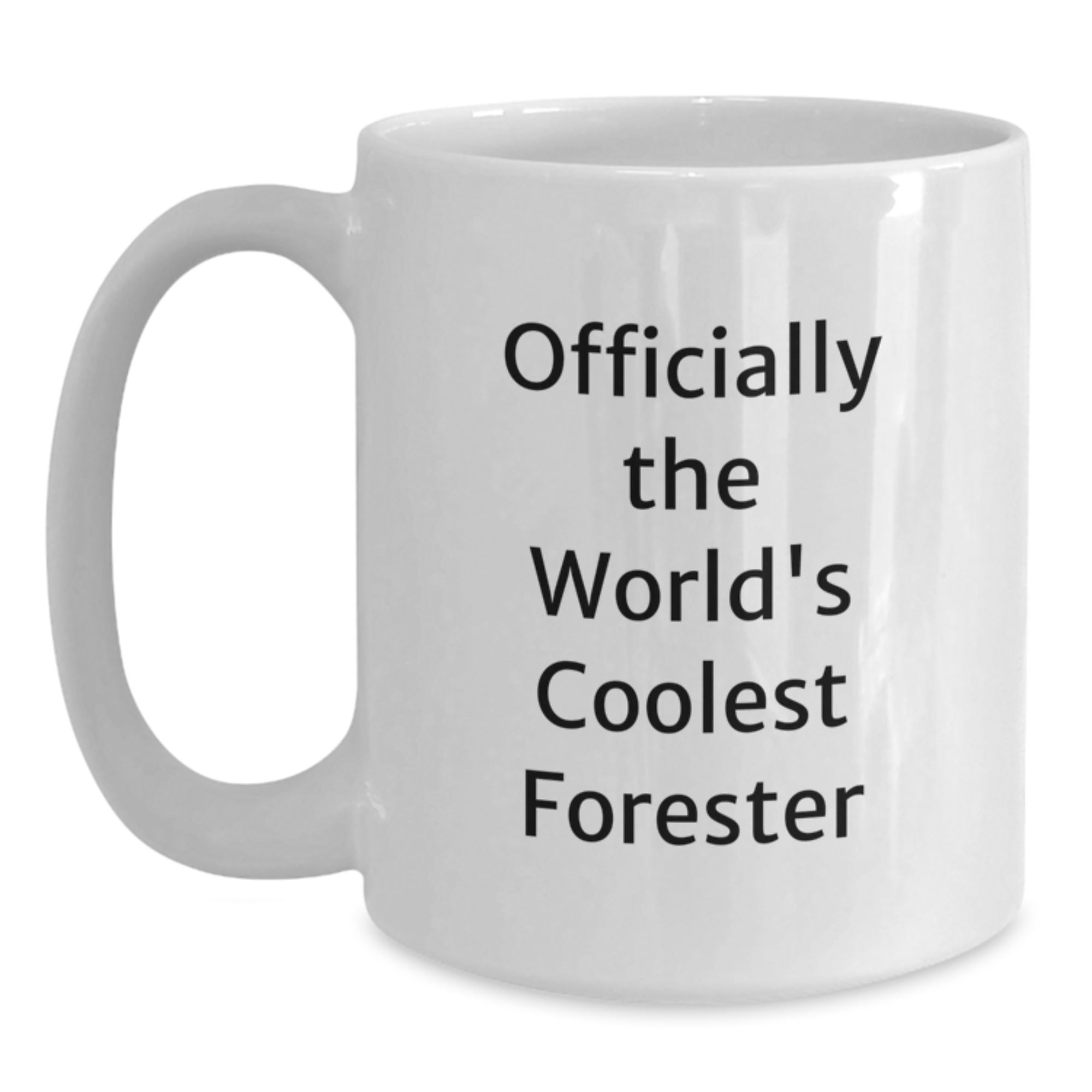 Forester Enthusiast Gifts from Friends Unique Christmas Unique Gifts White Coffee Mug Officially The World's Coolest Forester - Main