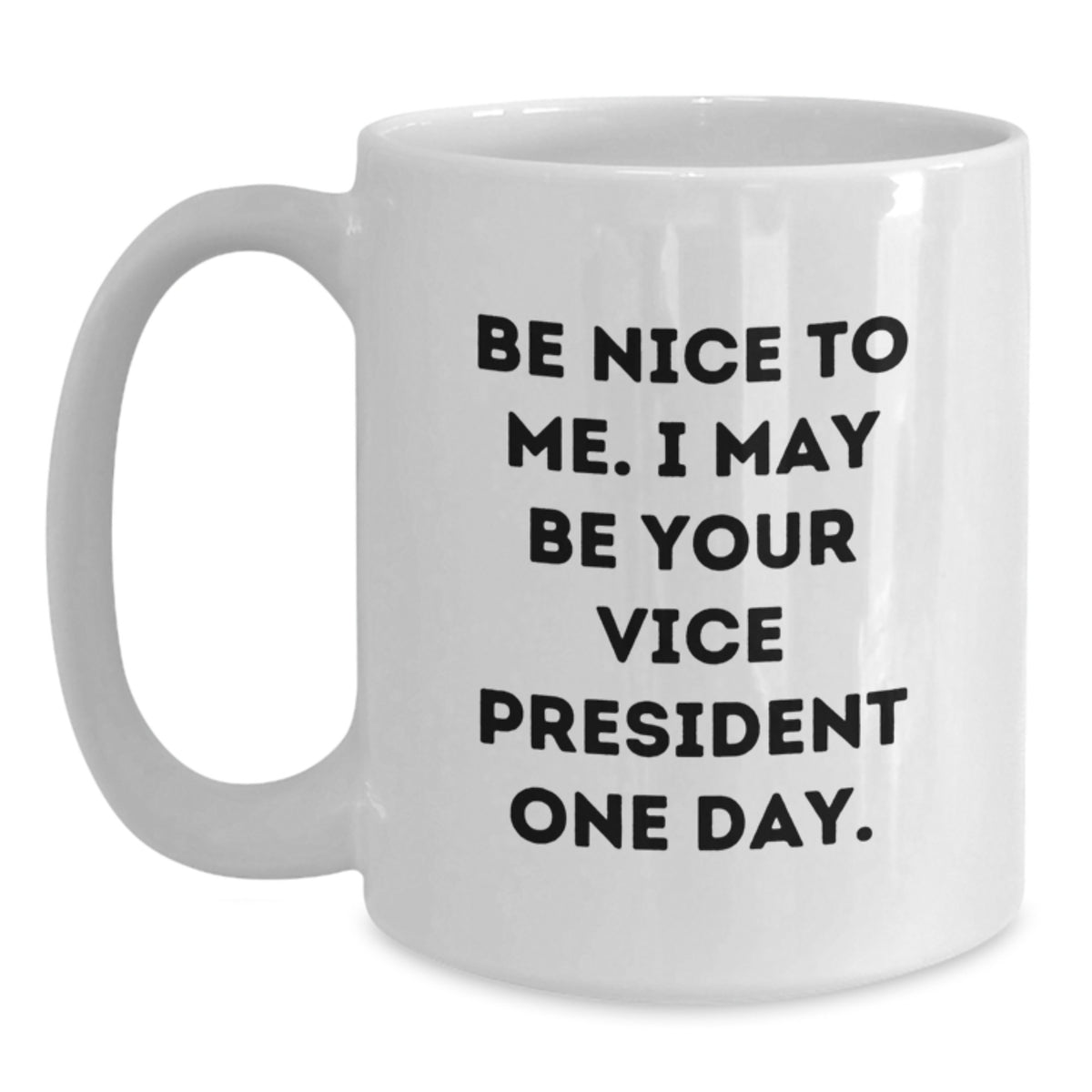 Funny Vice President White Coffee Mug Gifts from Friends to Vice President Men Christmas Unique - Main