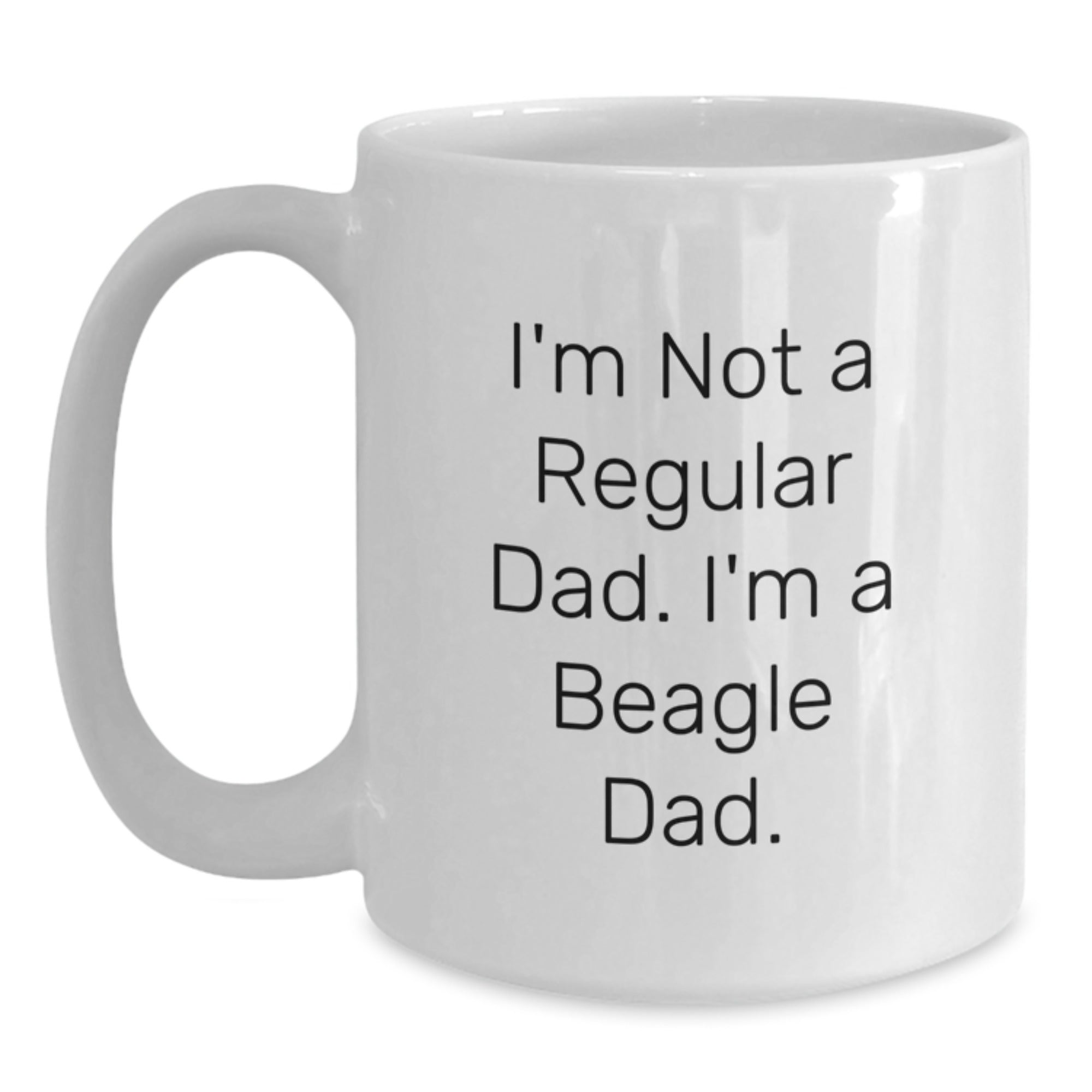 Funny Beagle Dog Gifts for Dad, Beagle Dad Mug, Christmas Unique Gifts from Men to Family - Main