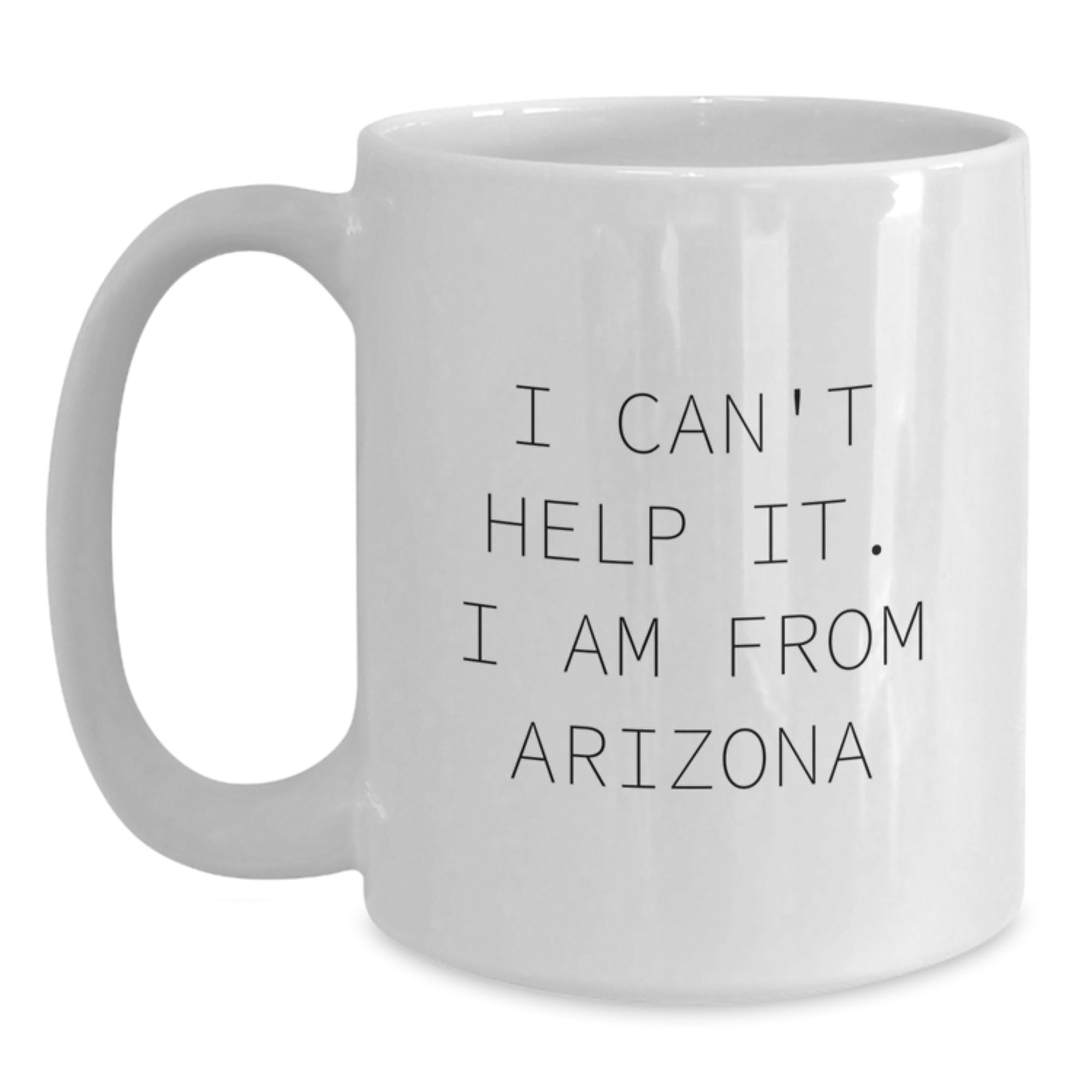 Arizona White Coffee Mugs Funny Gift Ideas from Friends to Family for Christmas - Main