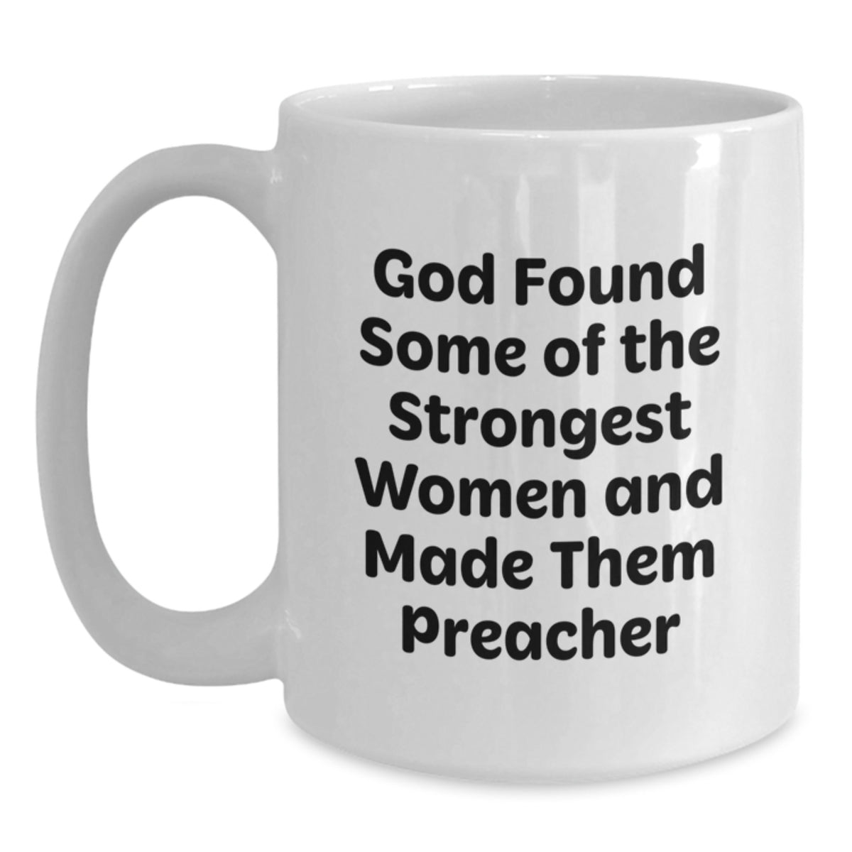 Funny Preacher Quotes Gifts from Men to Preacher Friends on Birthday Unique Preacher White Coffee Mugs - Main