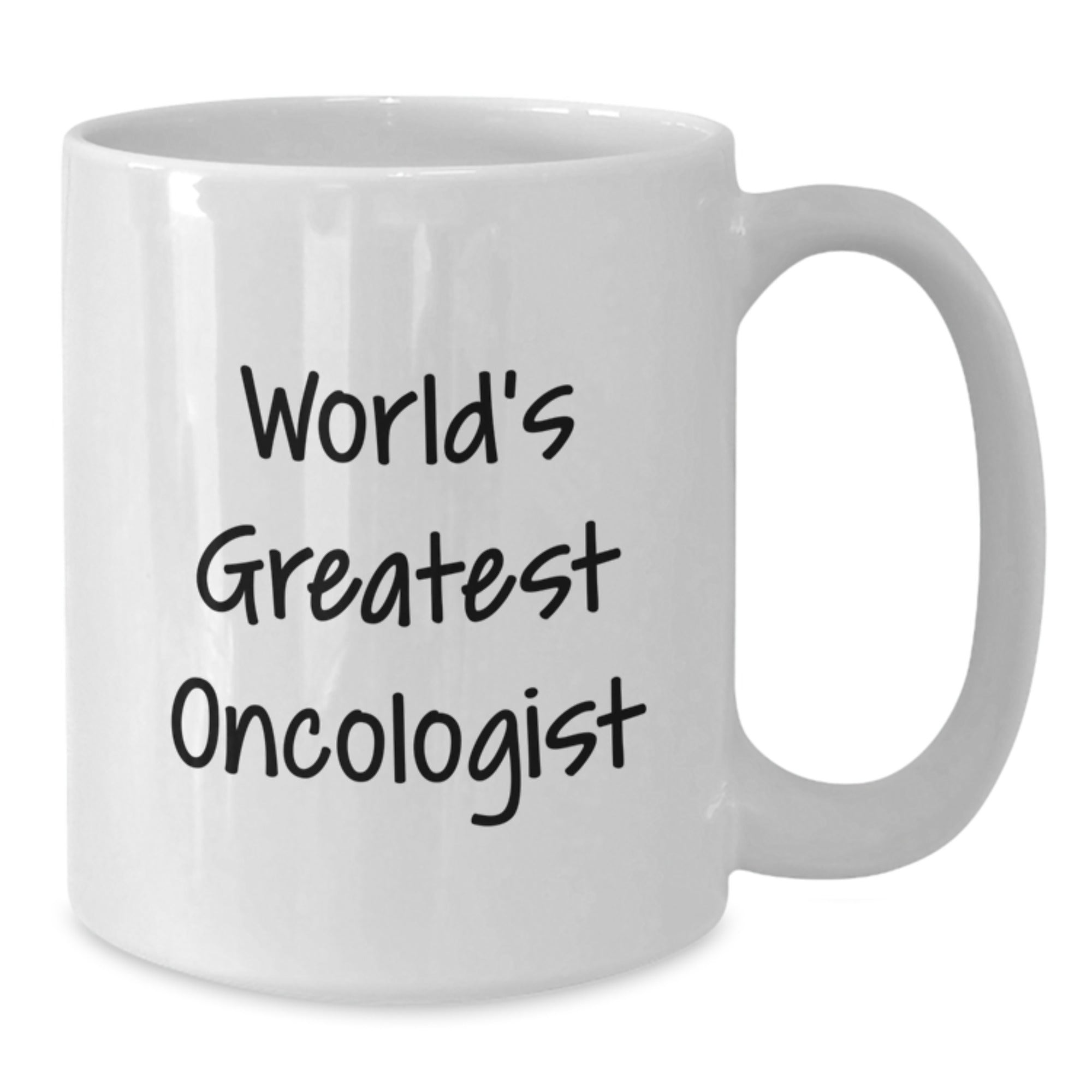 Funny Gifts from Men for Oncologists World's Greatest White Coffee Mug Christmas Unique Presents - Additional