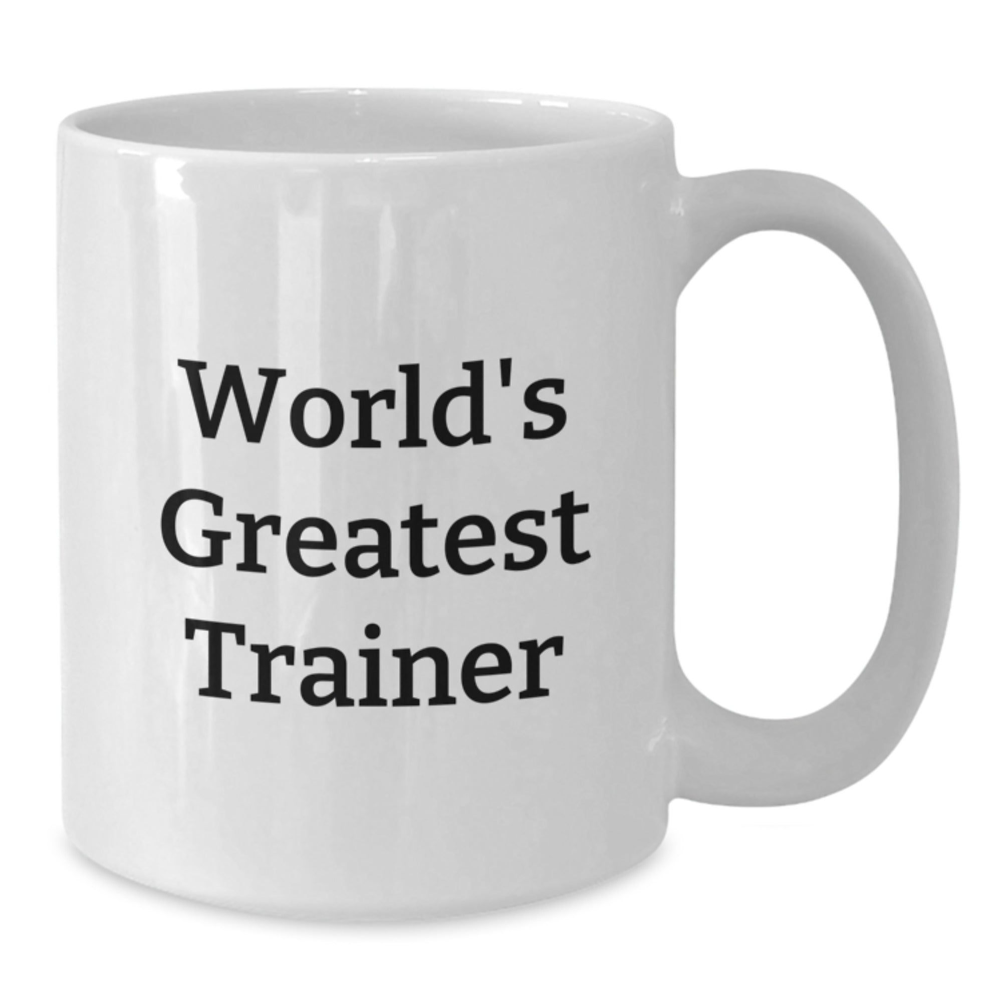 Funny Trainer White Coffee Mugs, Unique Christmas Unique Gifts from Friends, Family, or Coworkers for Men, Women, and Trainers - Additional