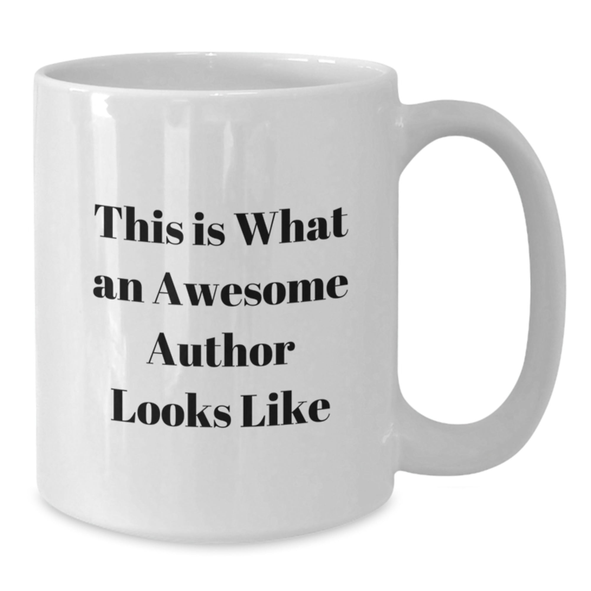Funny Author Gifts, This Is What An Awesome Author Looks Like, White Coffee Mug for Author Fan Gifts from Men Women Friends Family - Additional