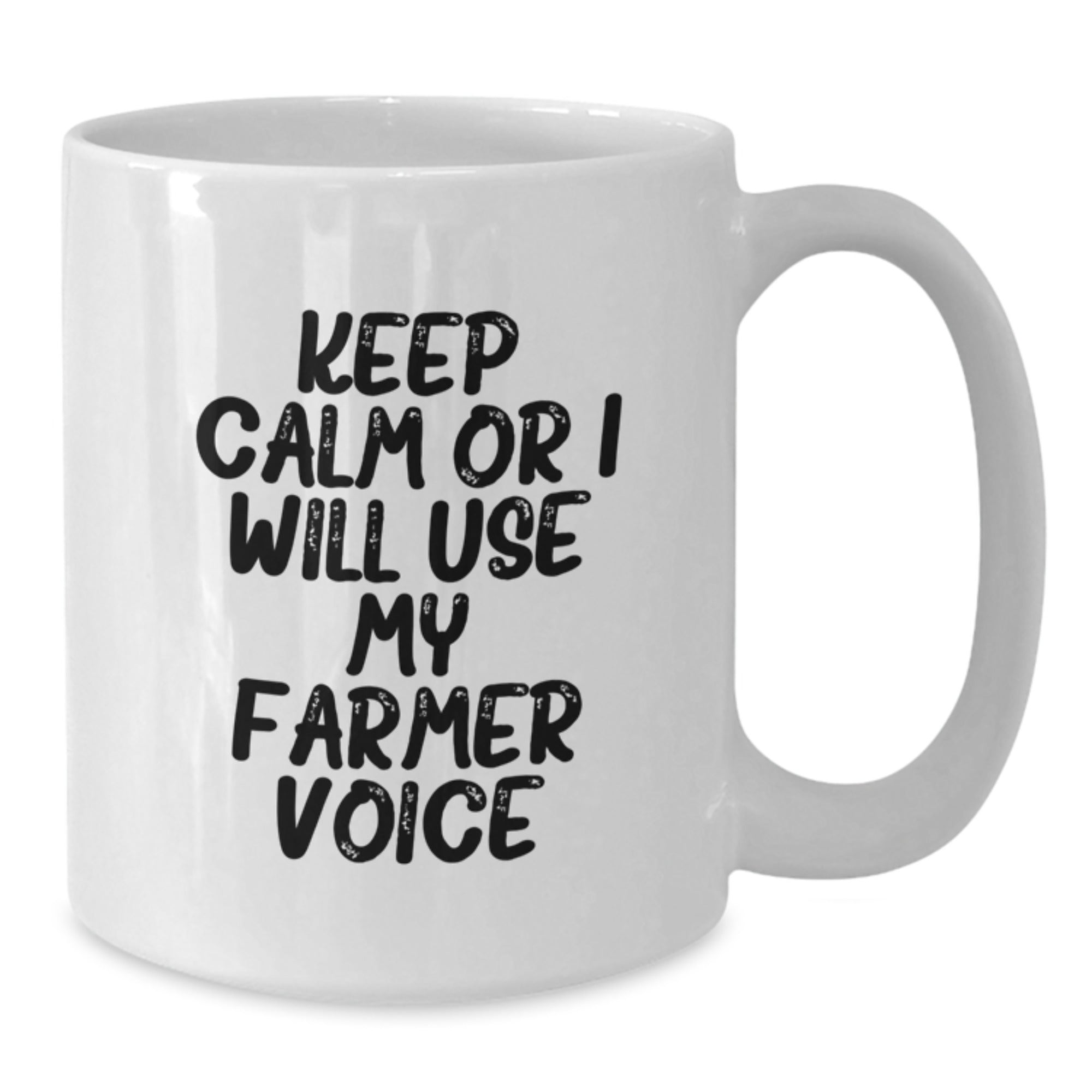 Funny Farmer White Coffee Mug Gifts from Friends to Farmer Men Christmas Unique Mugs - Additional