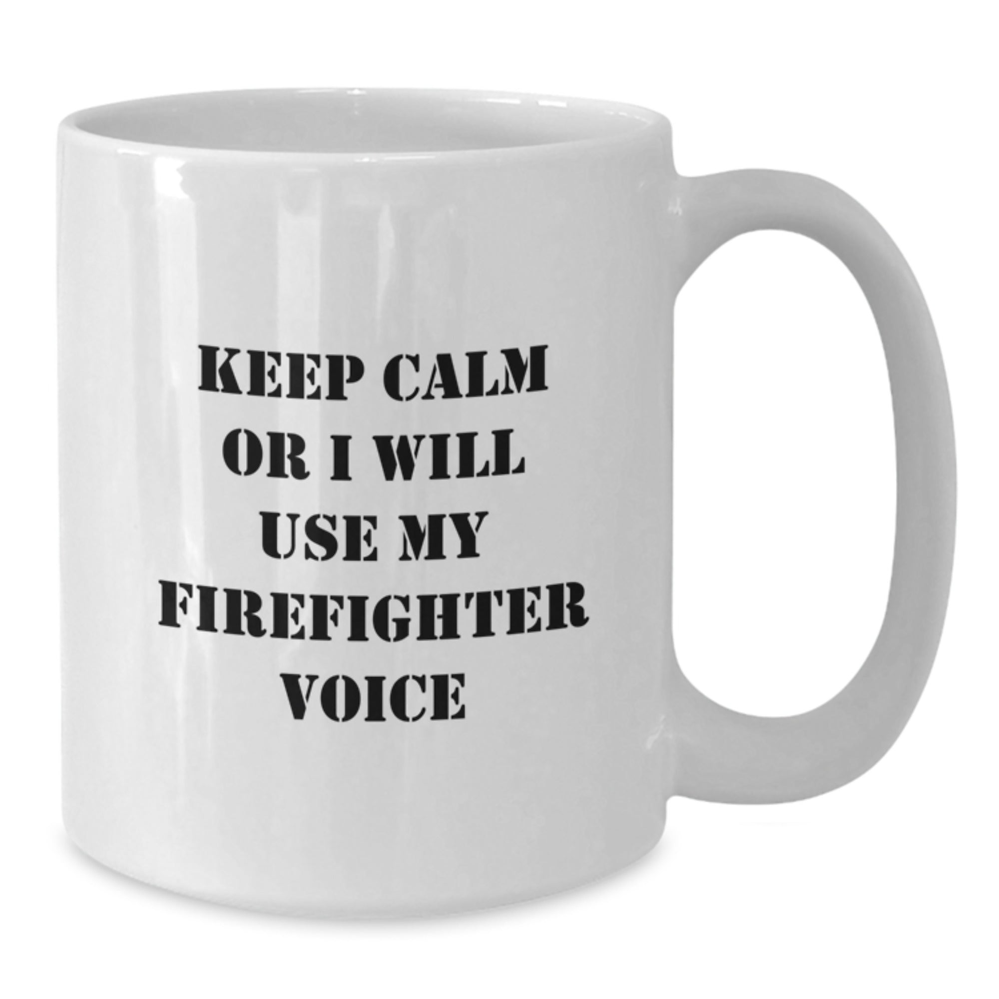 Funny Firefighter White Coffee Mug Gifts from Men for Firefighter on Christmas - Additional