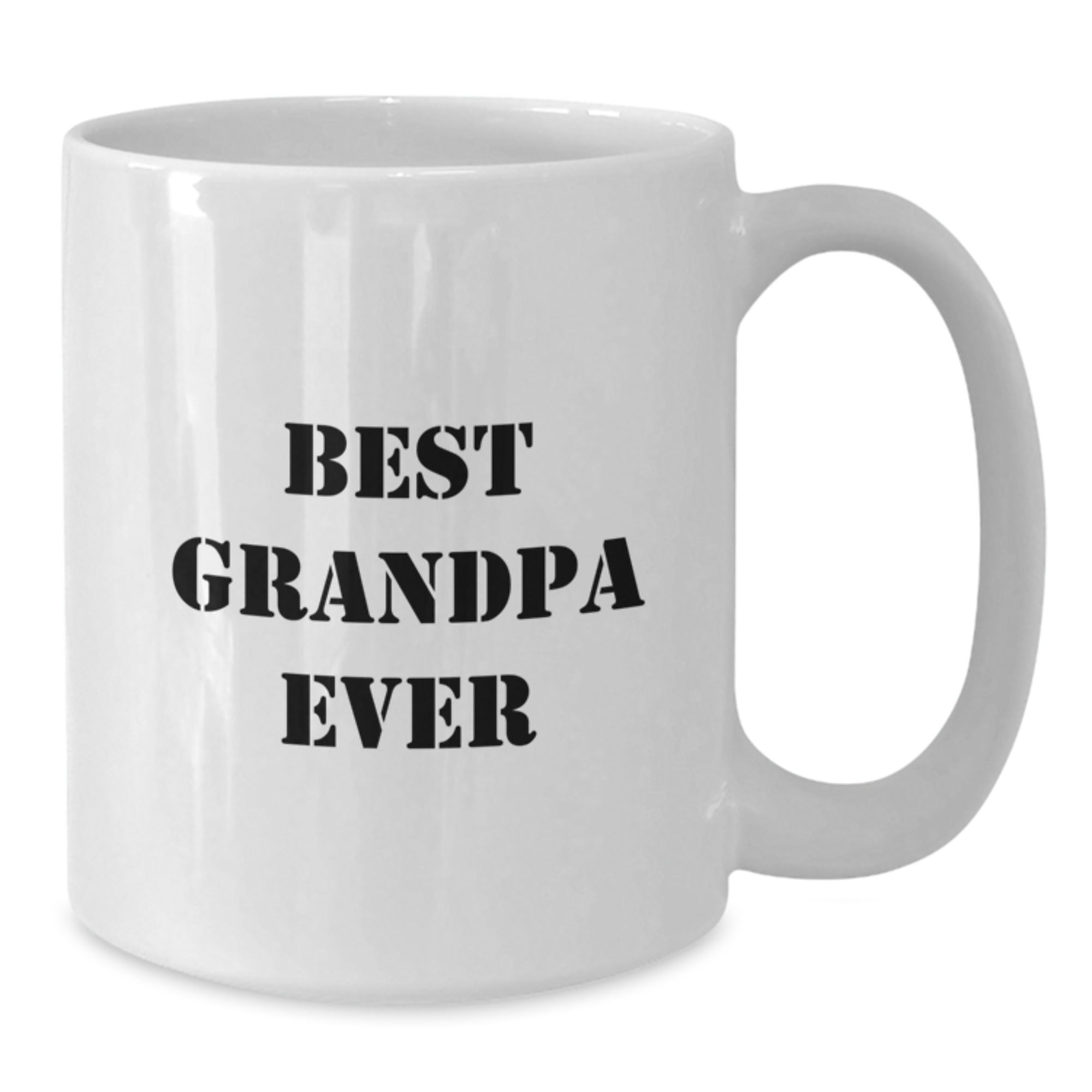 Funny Grandpa Gifts, Best Grandpa Ever White Coffee Mug for Dad, Funny Birthday Unique Gifts from Family, Unique Gifts for Grandpa, 11oz or 15oz Capacity - Additional