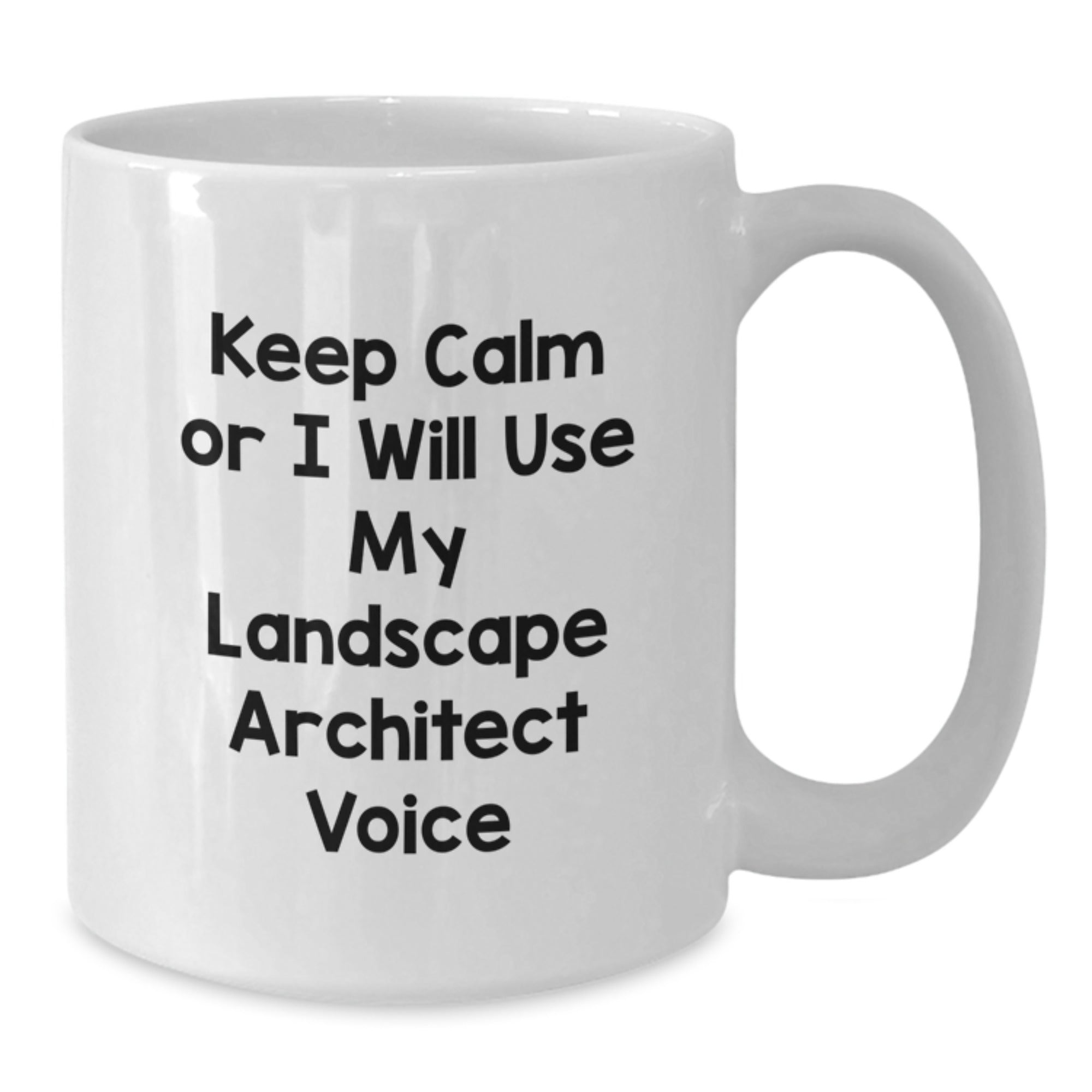 Funny Landscape Architect White Coffee Mugs Keep Calm Gifts from Friends for Landscape Architect Christmas Unique Gifts - Additional