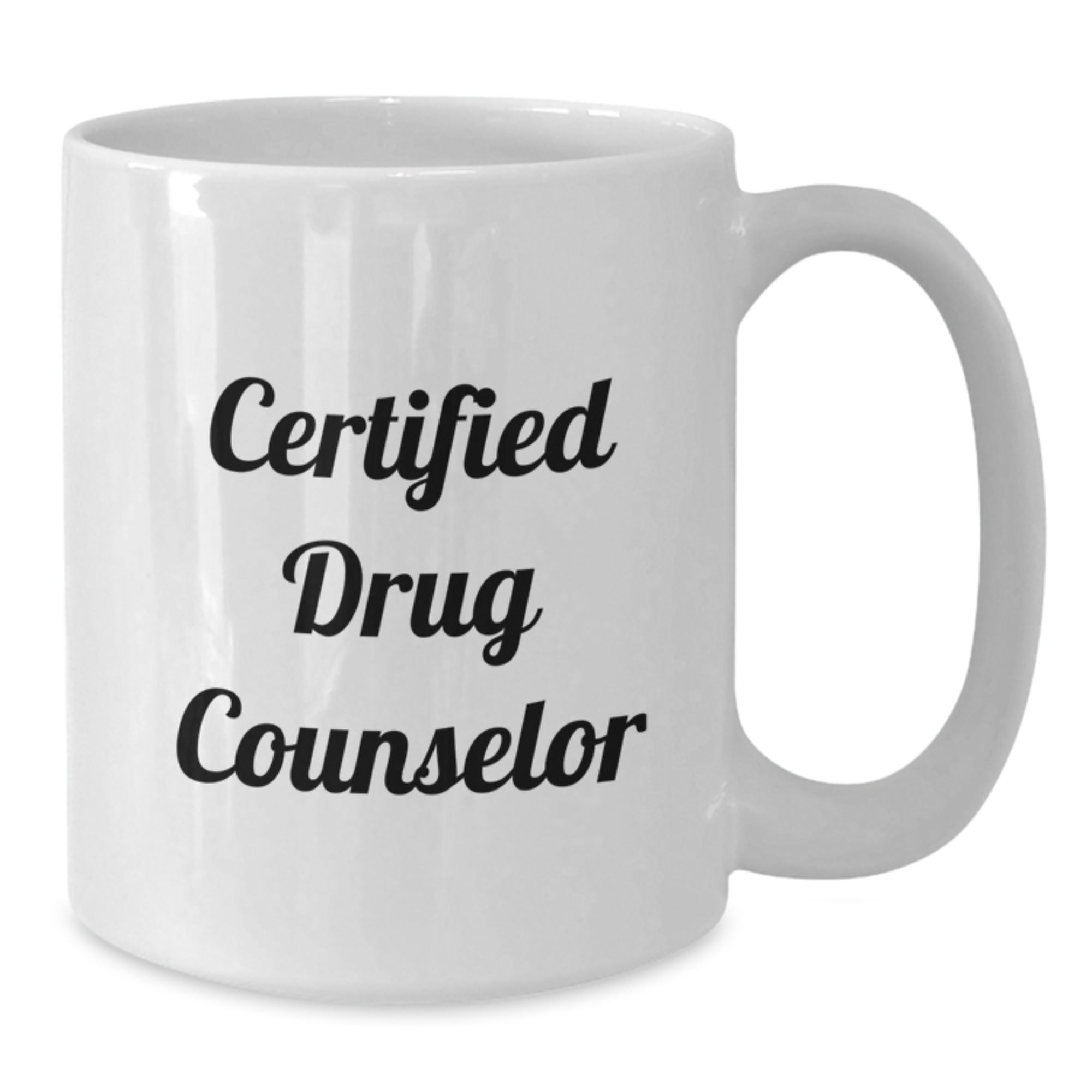 Funny Certified Drug Counselor Gifts for Birthday White Coffee Mug, Gifts from Friends for Drug Counselor, 'You Are the Hero' Quote - Additional