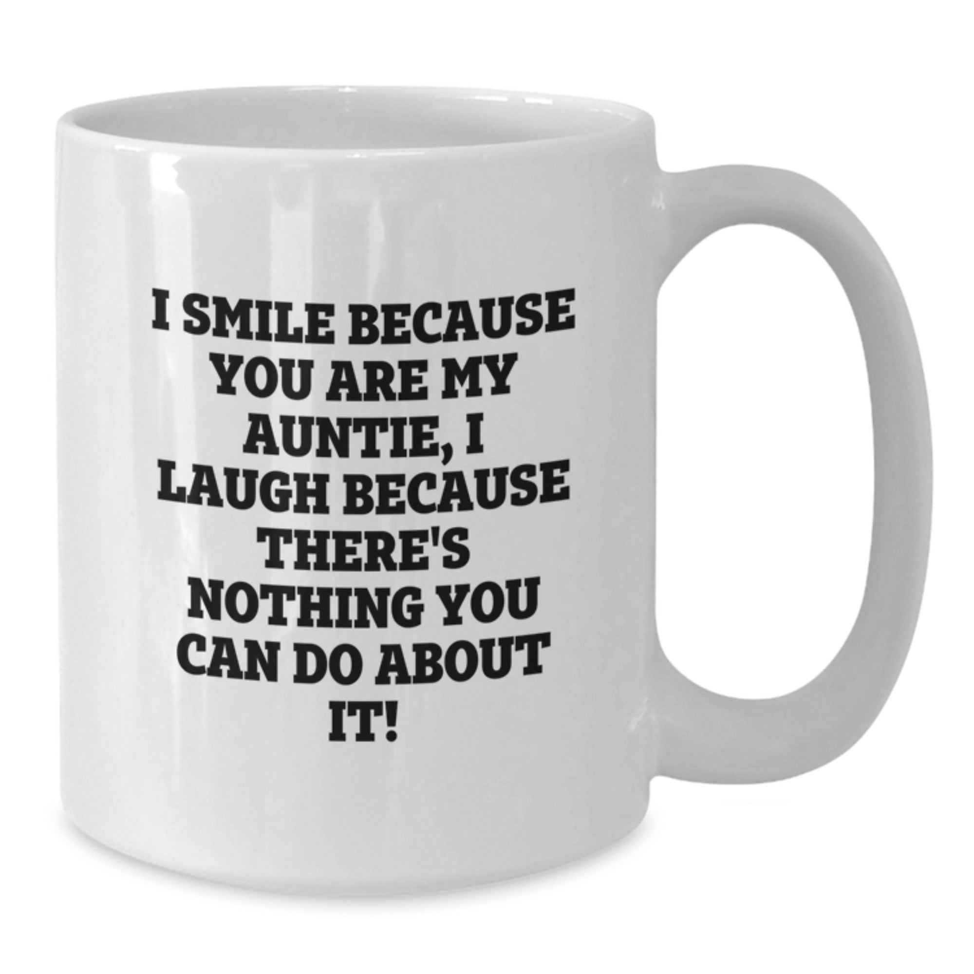 Funny Auntie Gifts White Coffee Mugs - Gifts from Family for Auntie, Birthday Unique Gifts, White Coffee Mug with Cute Quote - Additional