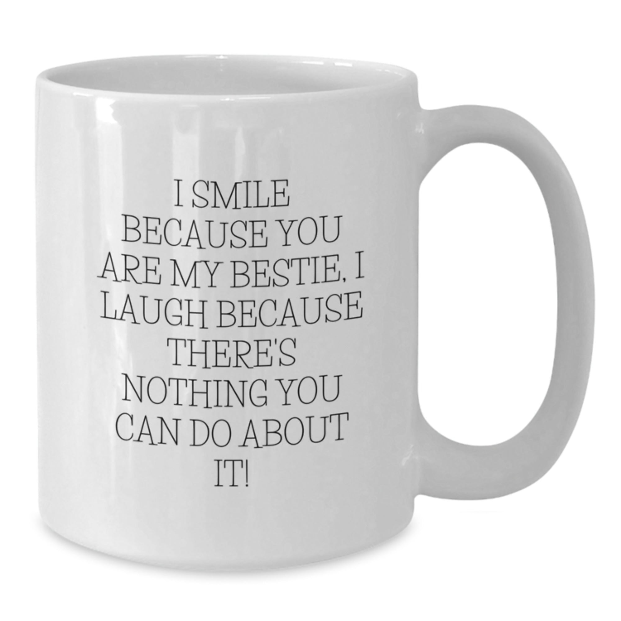 Funny Bestie White Coffee Mugs Gifts from Friends, Christmas Unique Gifts for Bestie, Perfect for Men Women - Additional