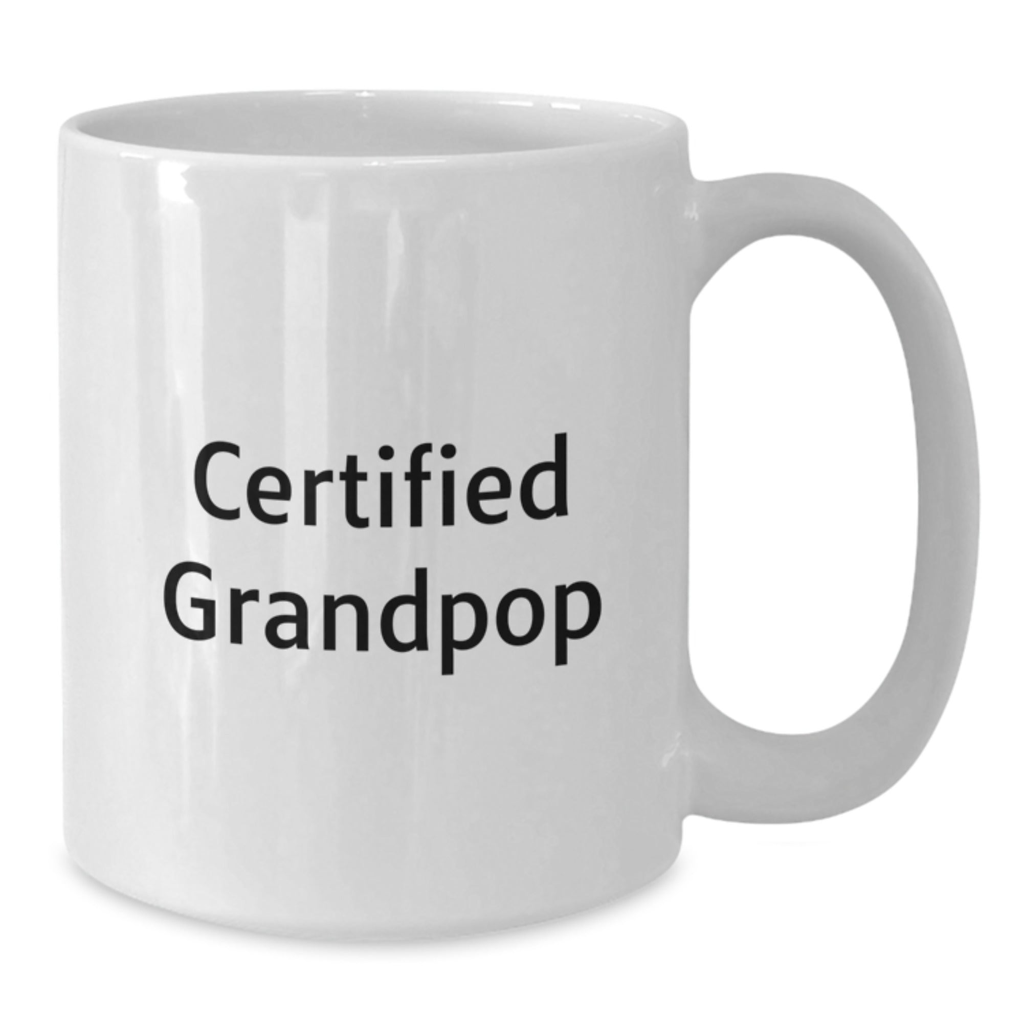 Funny Grandpop Gifts for Men, Unique White Coffee Mug with Inspirational Quote, Ideal Gifts for Graduation from Family to Grandpop - Additional
