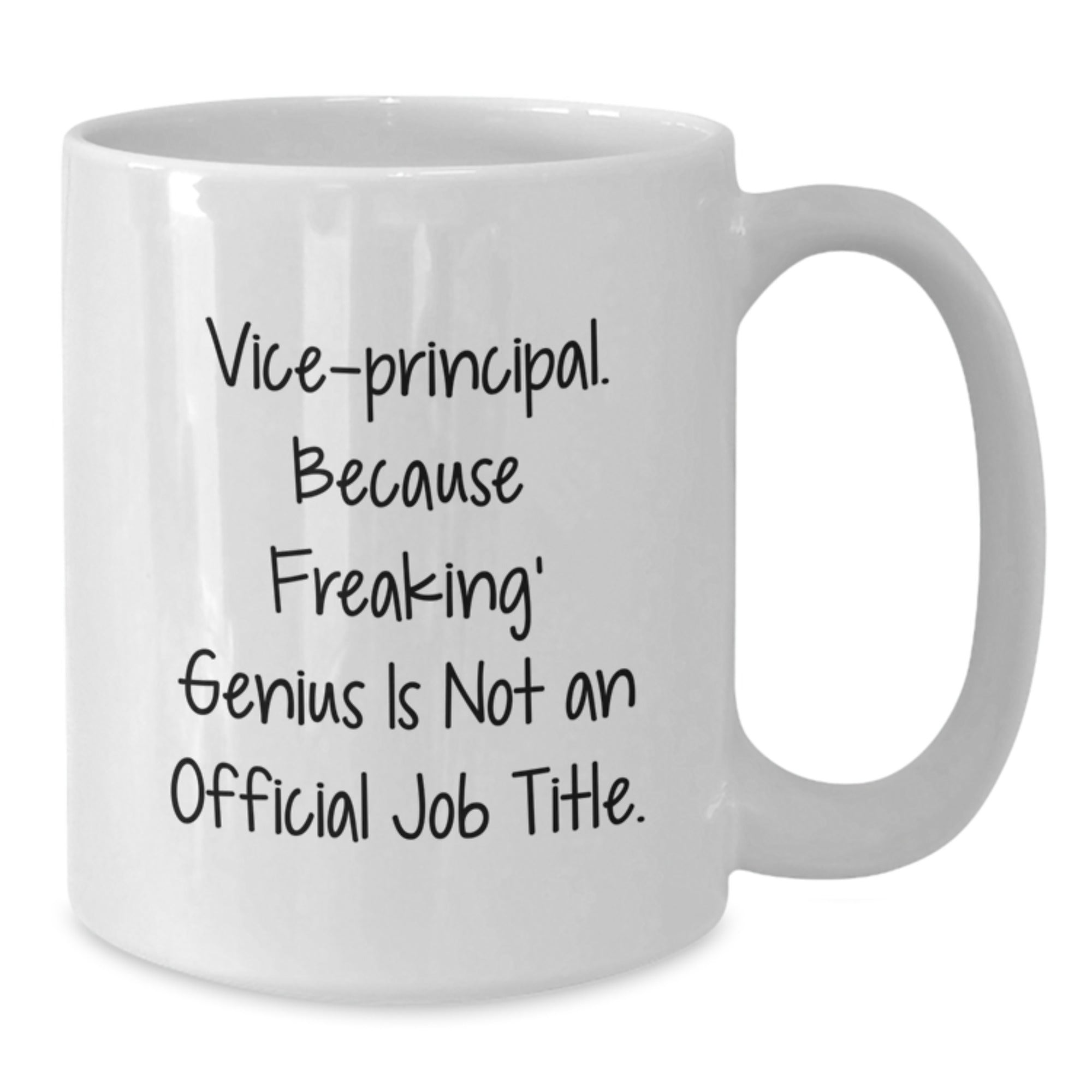 Funny Vice-Principal Gifts White Coffee Mug for Men, Unique Christmas Unique Gifts from Friends, Coworkers, Family - Additional