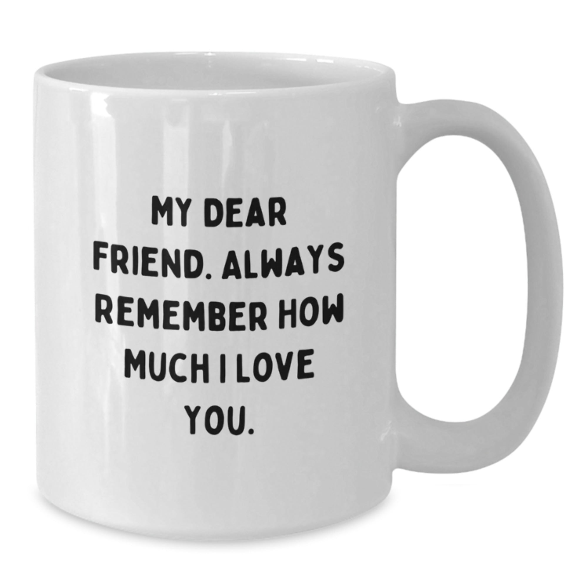 Funny Friendship White Coffee Mugs Gifts from Friends to Friends for Christmas Unique Presents - Additional