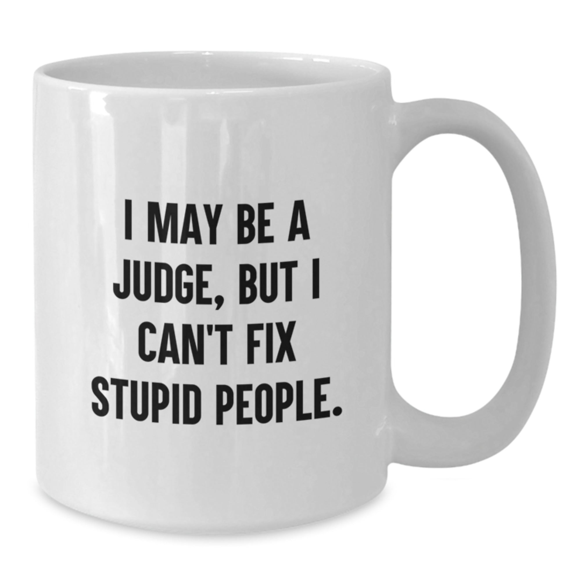 Funny Judge White Coffee Mugs Gifts from Family for Judge Men, Perfect for Christmas Unique Gifts - Additional