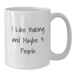 Funny Baking White Coffee Mugs Gifts for Friends from Baking Lovers - Additional