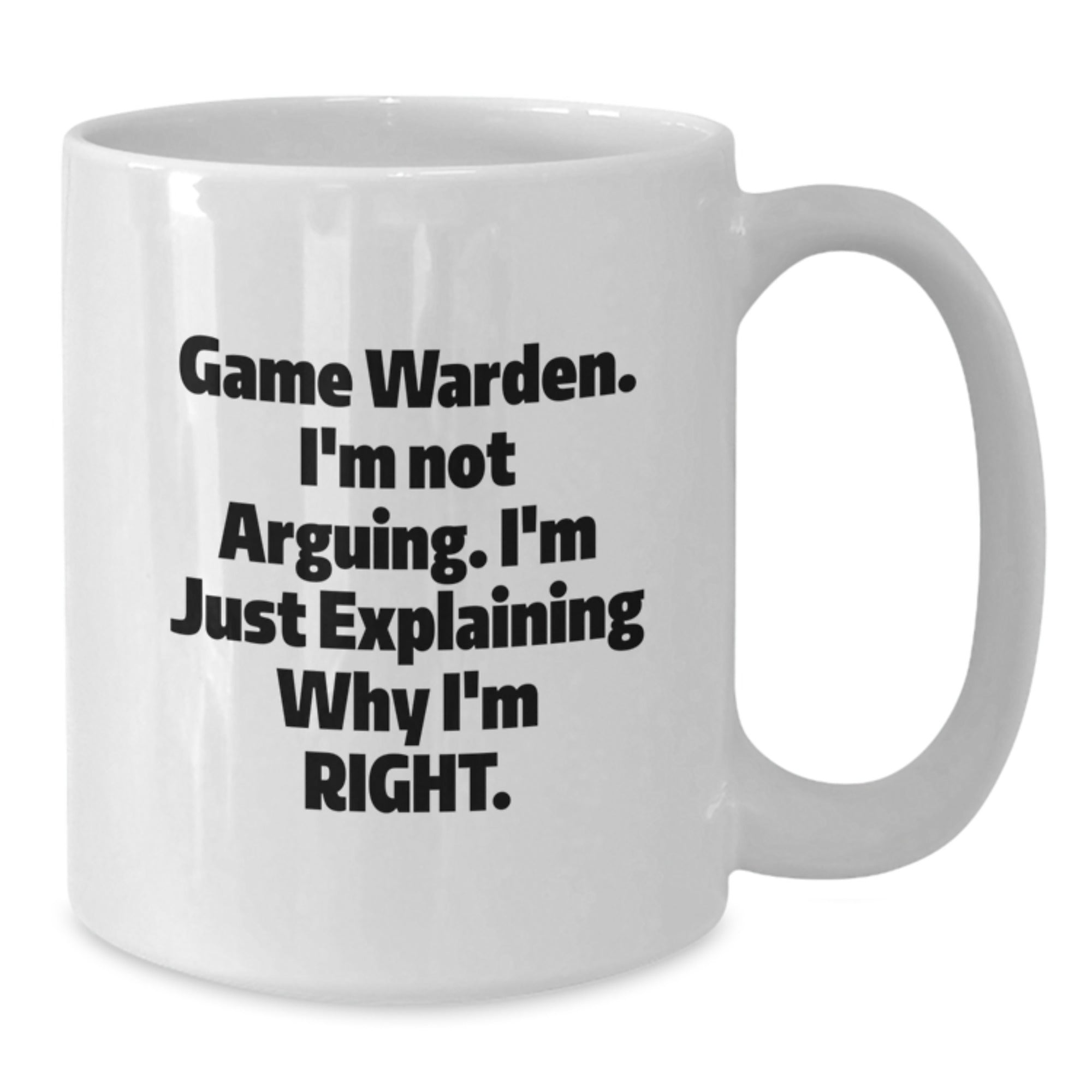 Funny Game Warden Mugs Gifts from Friends for Christmas Unique Presents - Additional