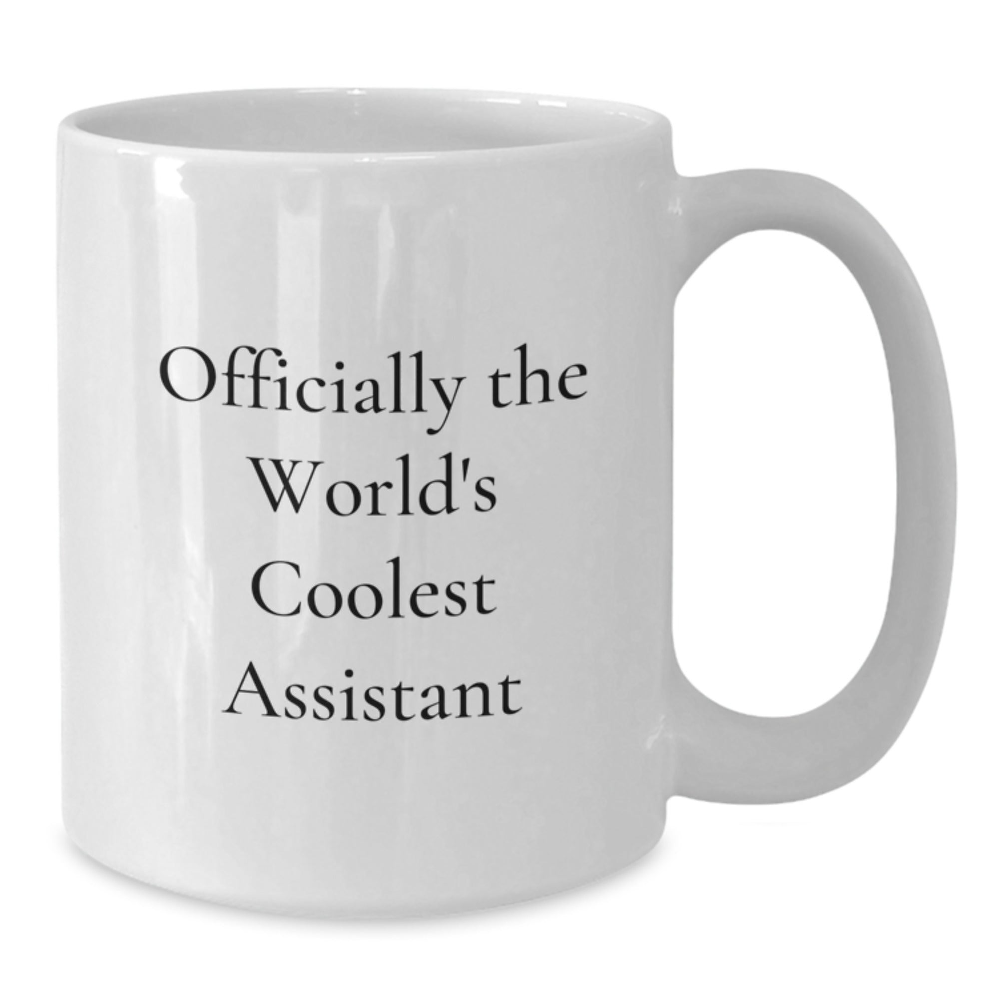Cool Assistant Gifts, Funny Mug for Graduation, White 11oz or 15oz Ceramic Coffee Mugs from Friends - Additional