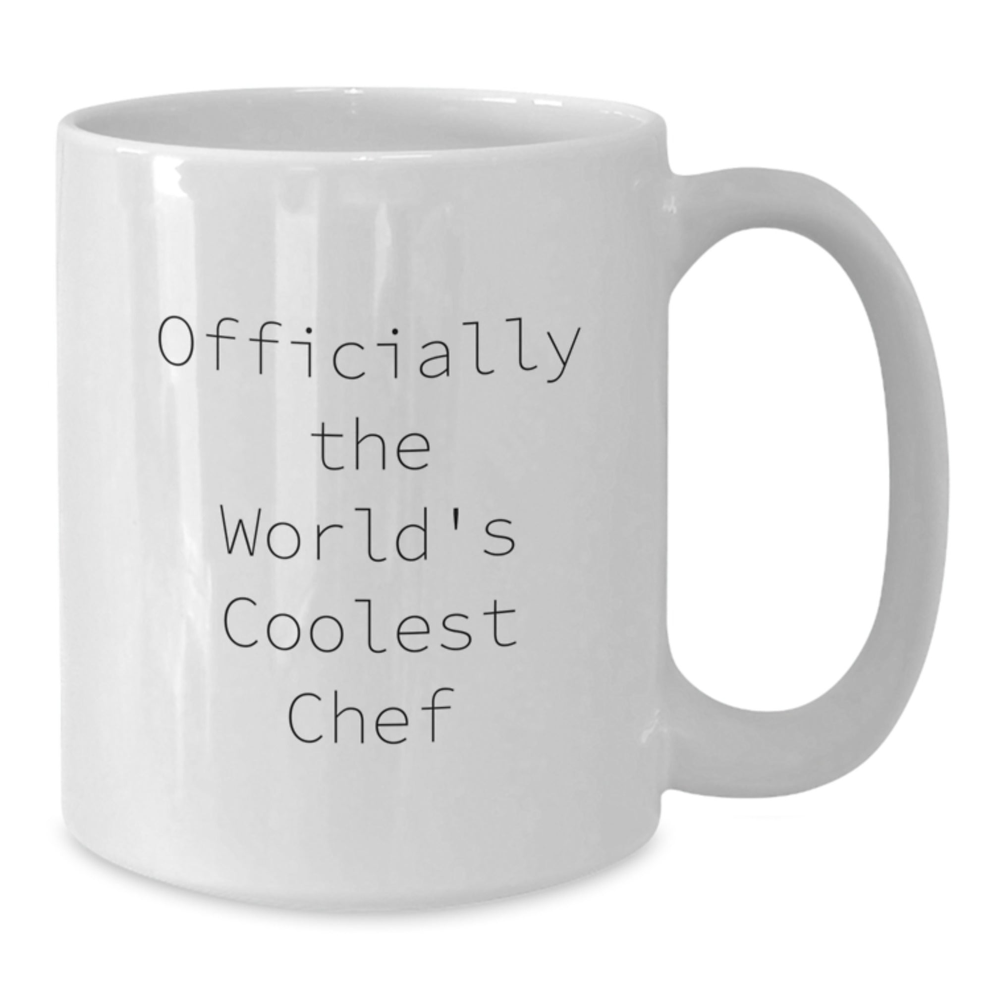 Funny Chef Gifts, Officially The World's Coolest Chef Quotes on White Coffee Mug - Gifts from Friends, Family, or Coworkers for Chef Graduation Unique Gifts - Additional