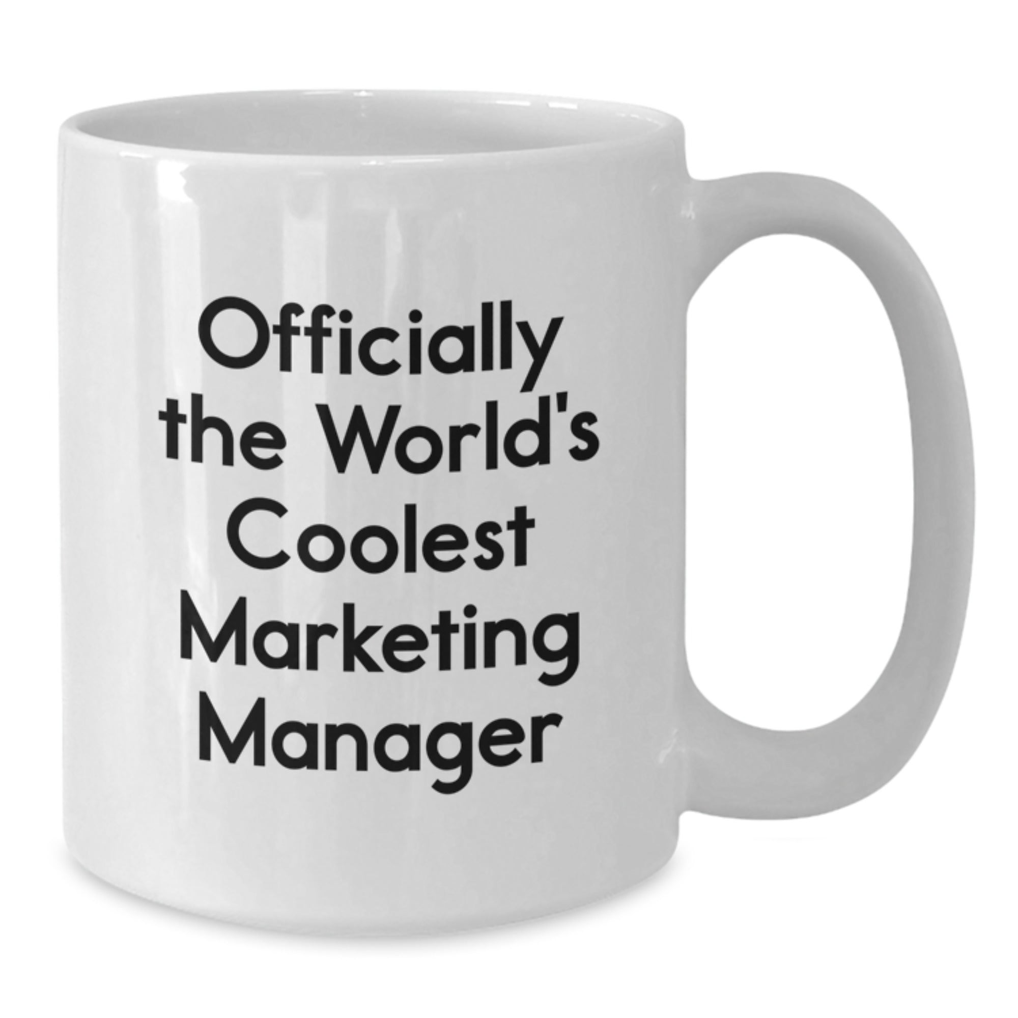 Marketing Manager Gifts, Funny Quote, White Coffee Mug, Graduation Unique Gifts from Friends to Marketing Manager - Additional