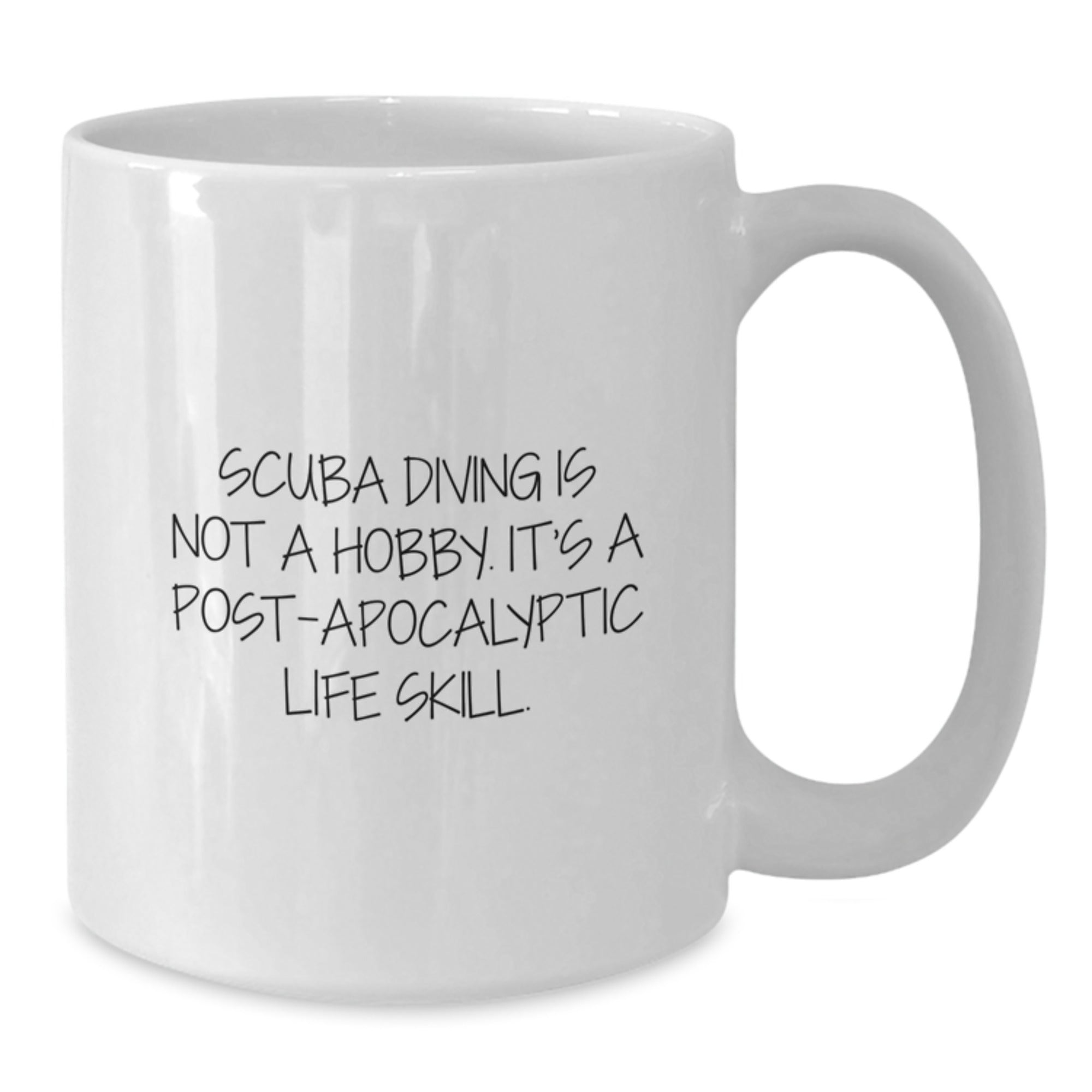 Scuba Diving Enthusiasts Gifts from Family and Friends - Funny White Coffee Mug for Scuba Diving Men and Women on Christmas Unique Gifts - Additional