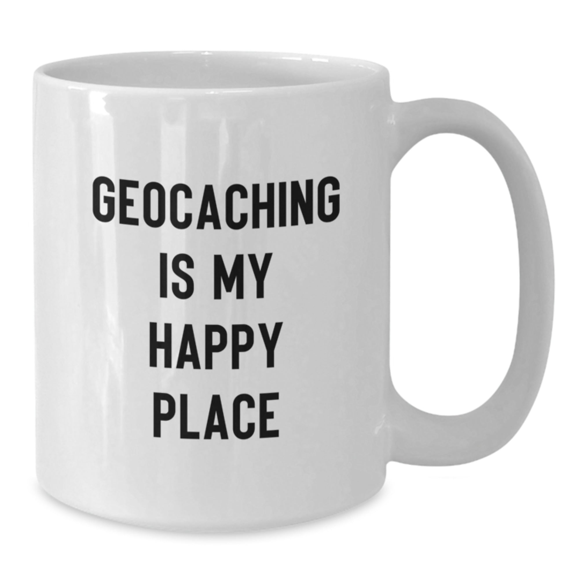 Geocaching Enthusiasts Gifts from Family, Friends, or Coworkers - Funny White Coffee Mug for Geocaching Lovers on Valentine's - Additional