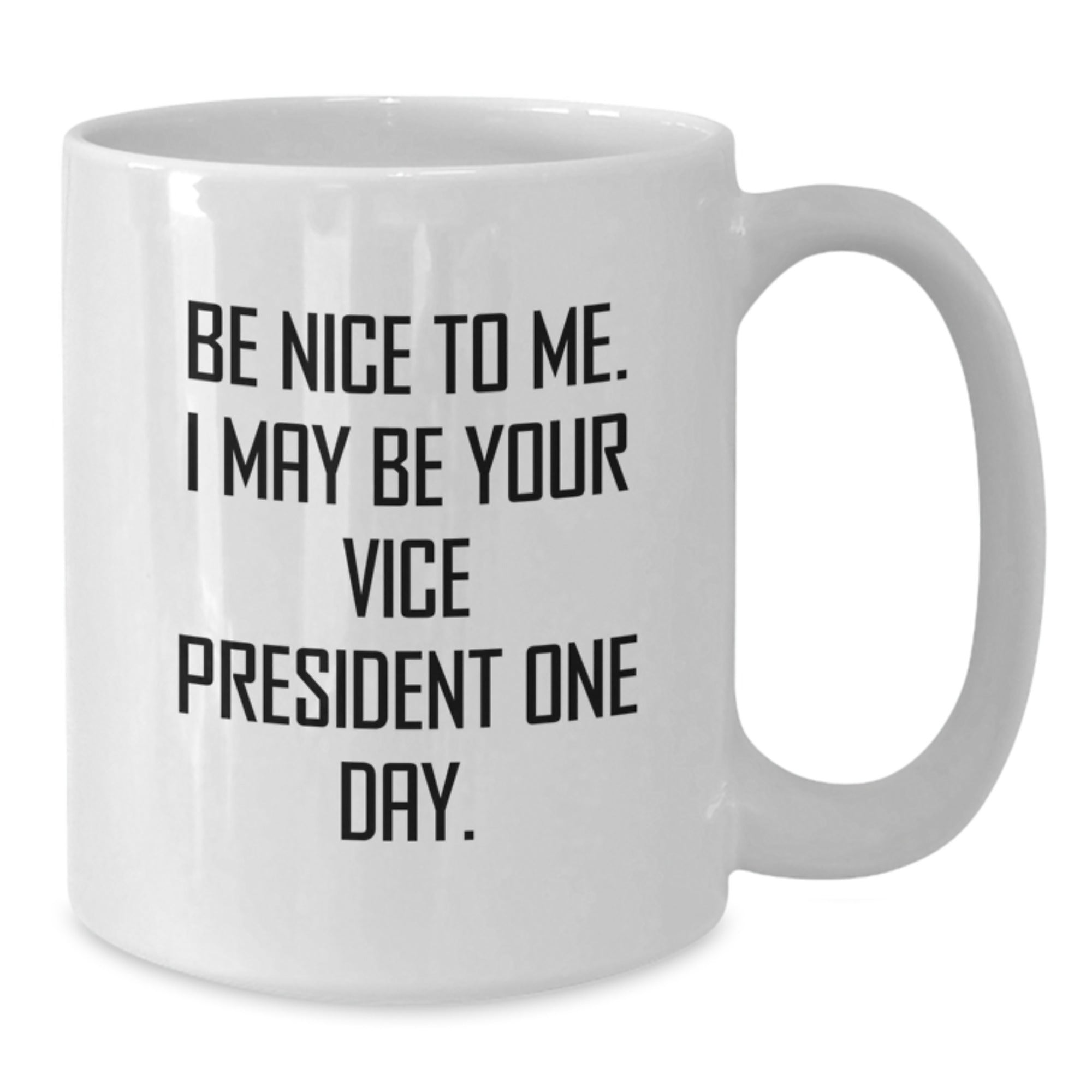 Funny Vice President Gifts from Friends for Men White Coffee Mug - Additional