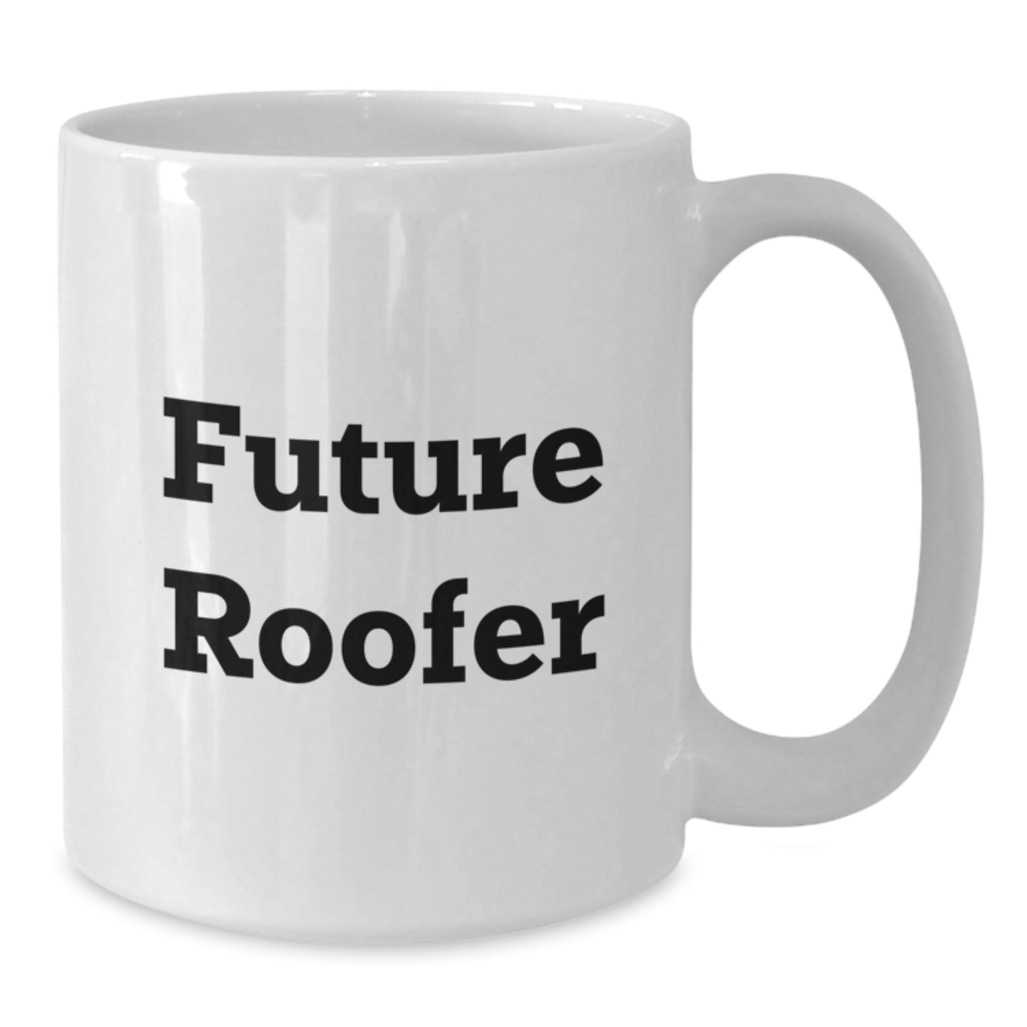 Funny Roofer Gifts, Future Roofer White Coffee Mug, Graduation Unique Gifts from Friends to Future Roofer - Additional