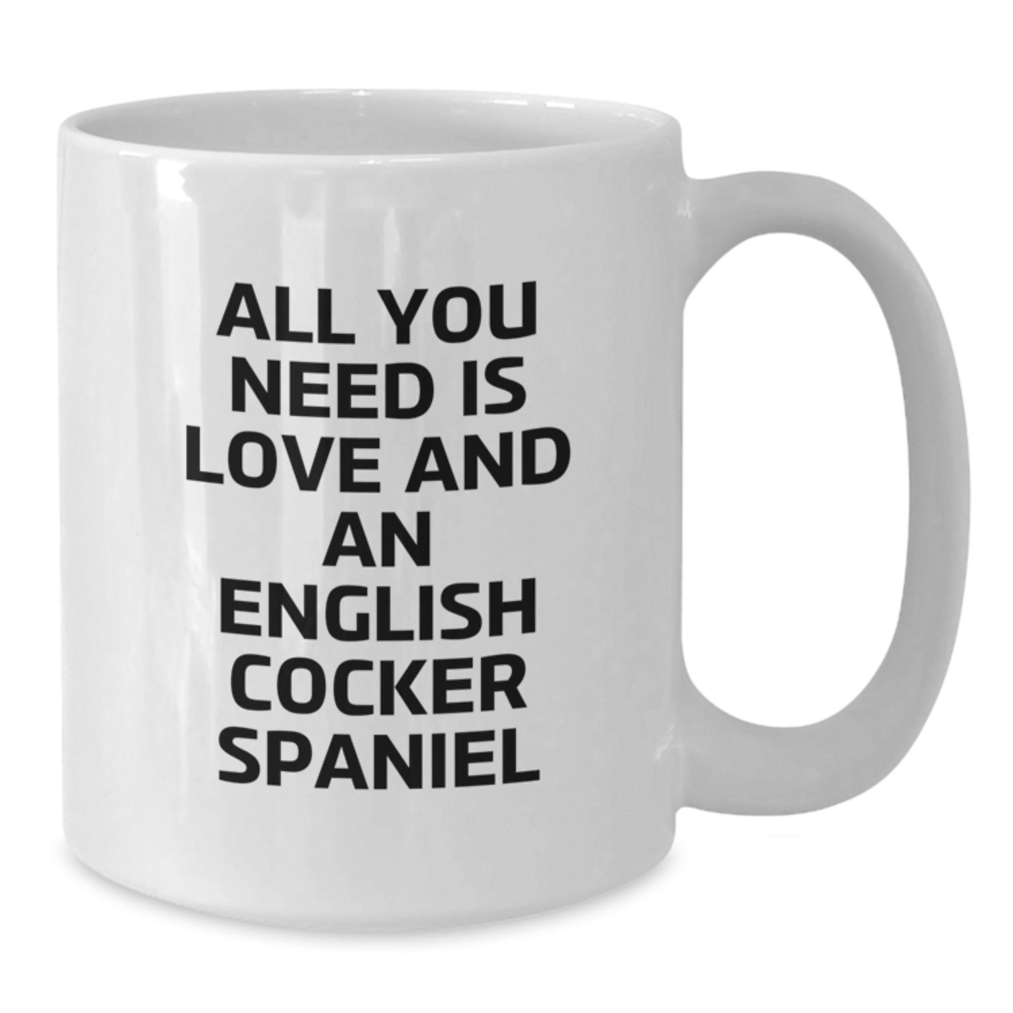 English Cocker Spaniel Dog Love Funny White Coffee Mug Gifts from Family, Gifts for English Cocker Spaniel Dog Lovers, Birthday Unique Presents - Additional