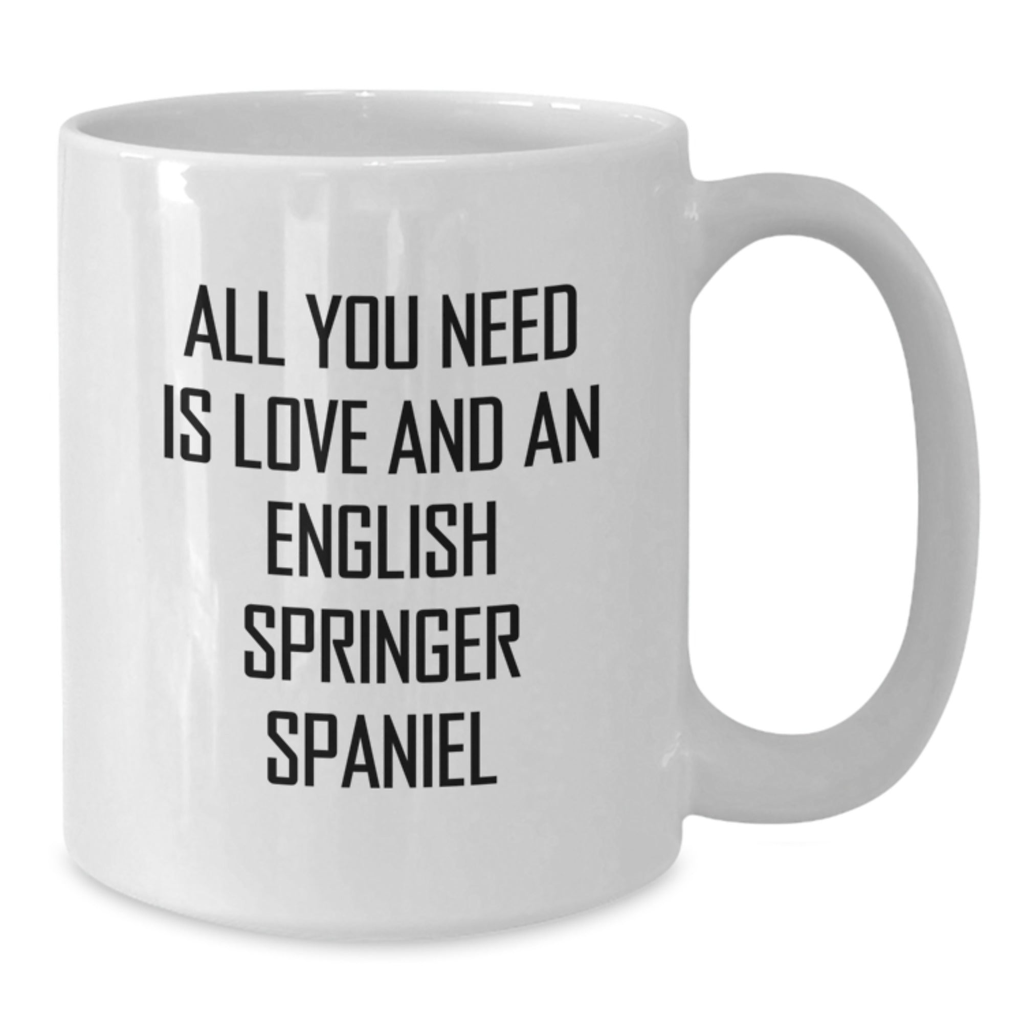 English Springer Spaniel Dog Love White Coffee Mug Gifts from Men for English Springer Spaniel Dog Birthday Unique - Additional