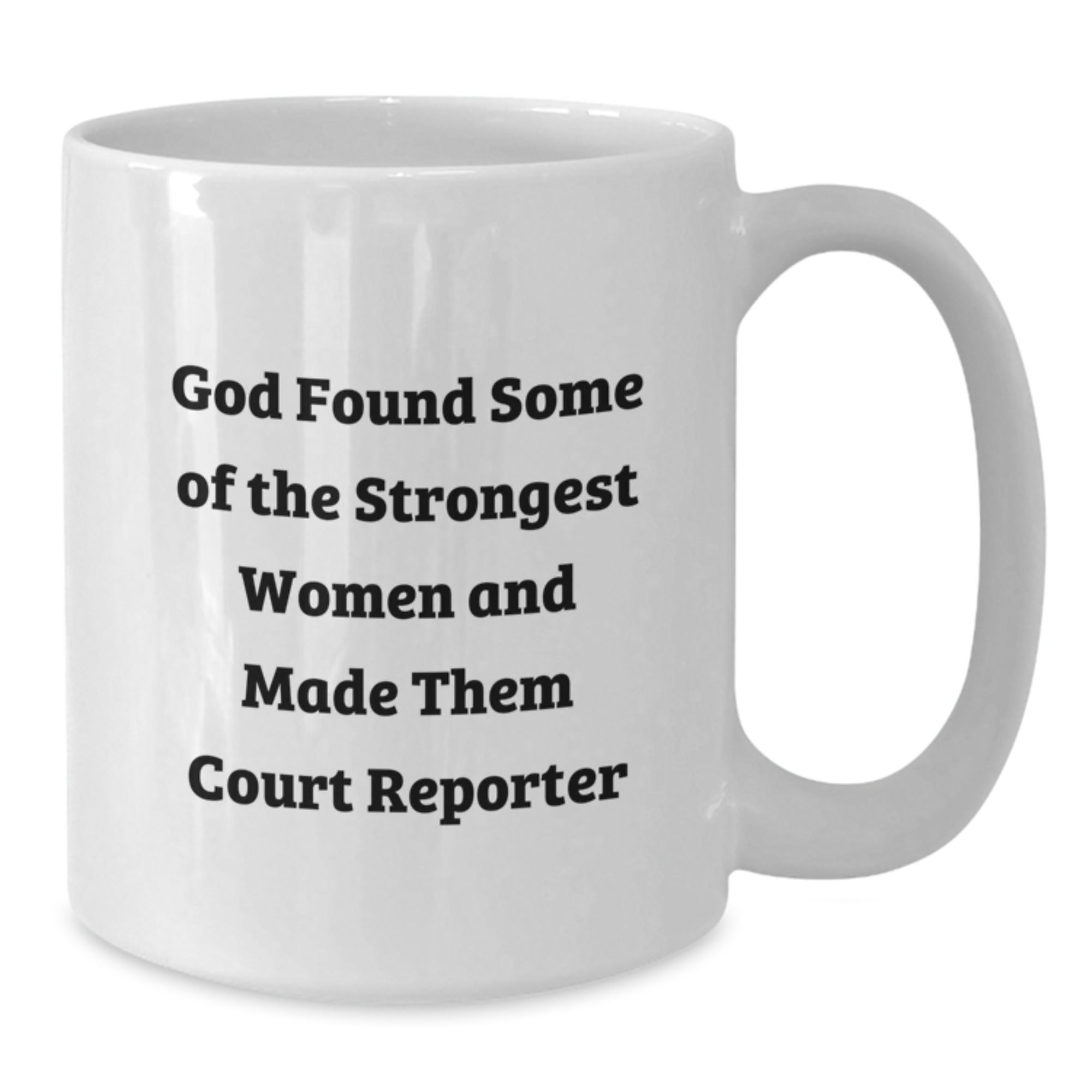 Funny Court Reporter Quote Gifts for Men from Friends, Unique White Coffee Mug for Court Reporter Graduation - Additional