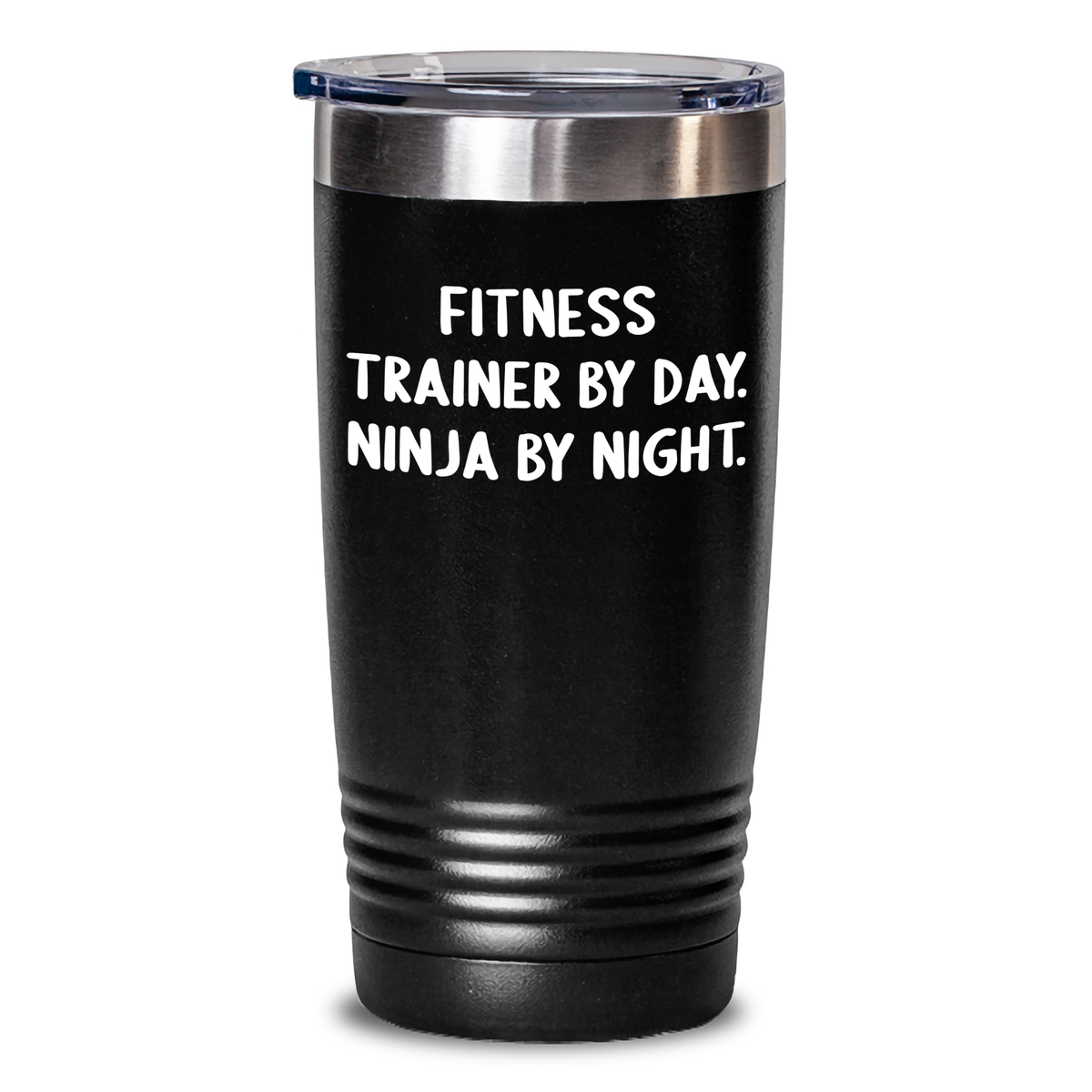 Fitness Trainer Ninja Tumbler Gifts from Friends for Fitness Trainers By Day - Main