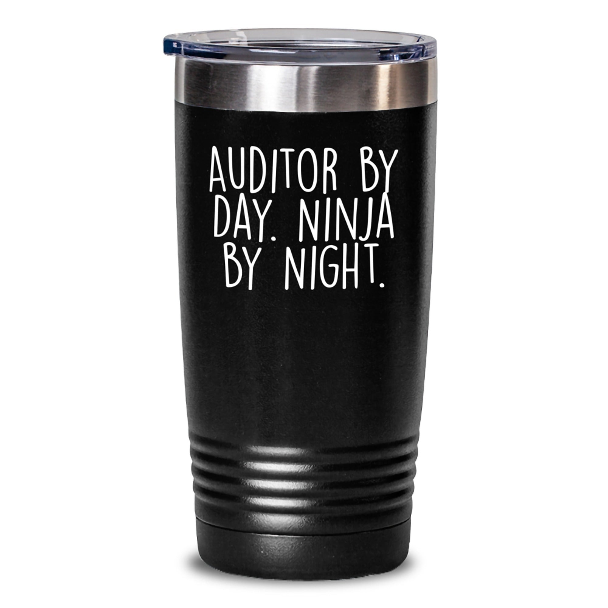 Auditor Gifts from Men - Cute Tumbler for Auditor By Day. Ninja By Night. - Graduation Unique Gifts - Main